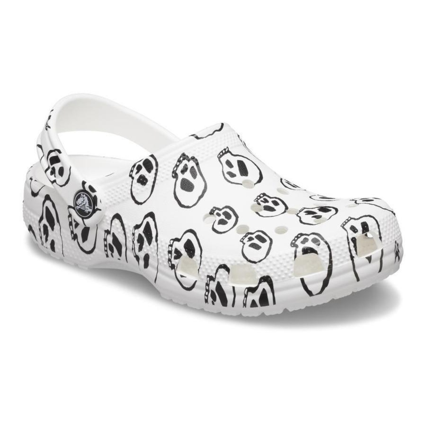 Sandália Crocs Classic Skull Print Clog T - Unissex - Foto 2