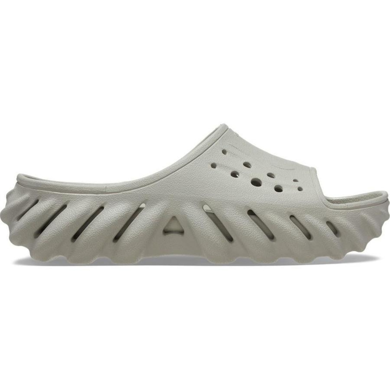 Chinelo Crocs Echo Slide Elephant - Unissex - Foto 1