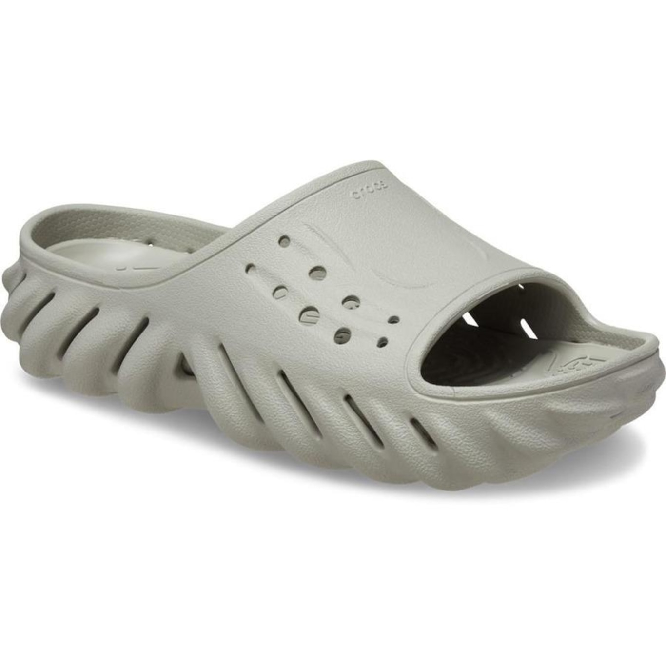 Chinelo Crocs Echo Slide Elephant - Unissex - Foto 2