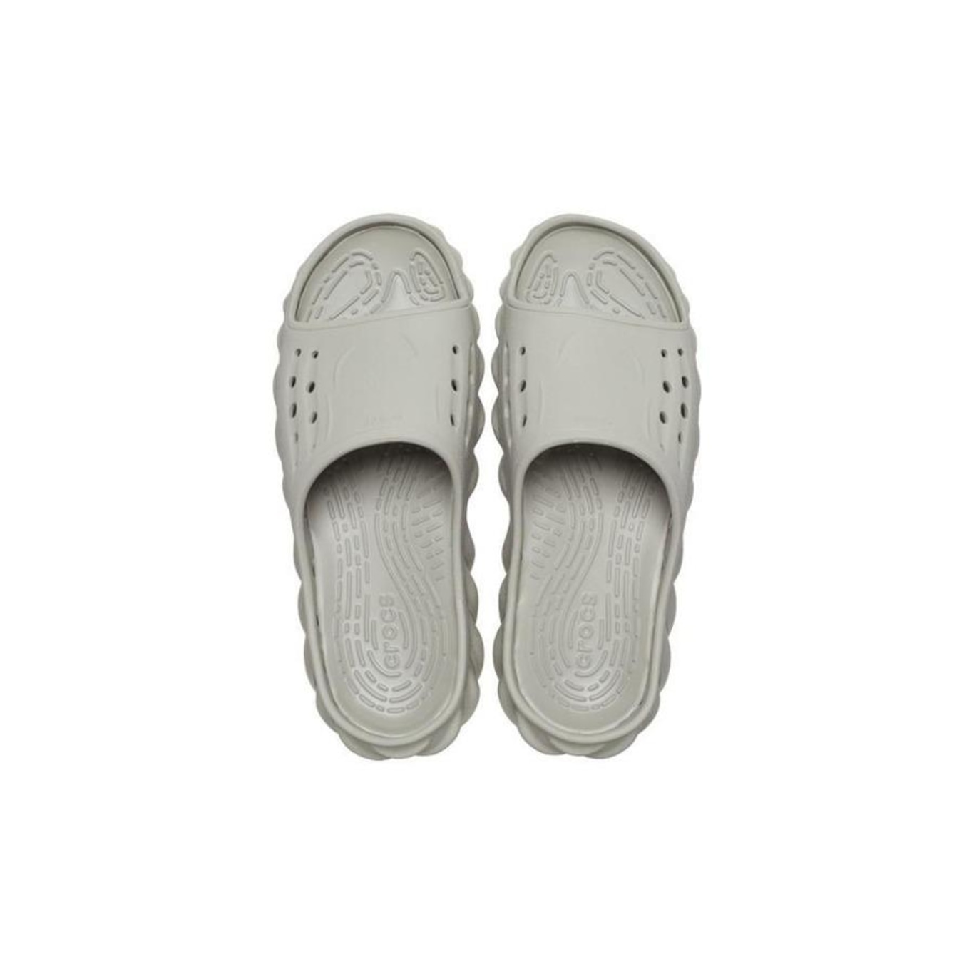 Chinelo Crocs Echo Slide Elephant - Unissex - Foto 5