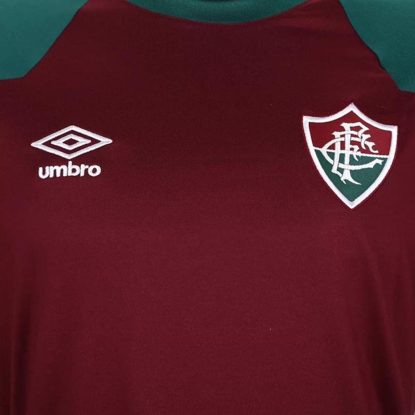 Camiseta do Fluminense 2023 Umbro Grená Concentração - Masculina - Foto 4