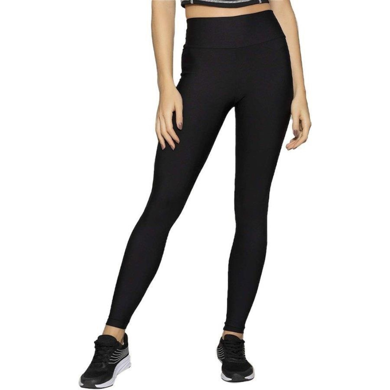 Calça Legging Run More Silhouette - Feminina - Foto 1