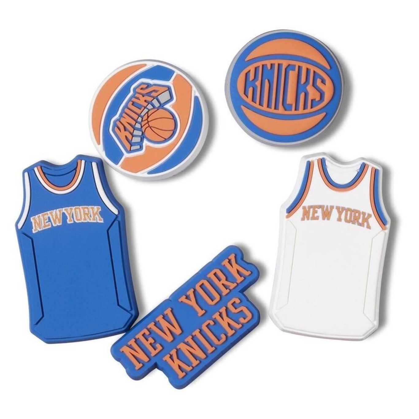 Jibbitz Nba New York Knicks - 5 Unidades - Unissex - Foto 1