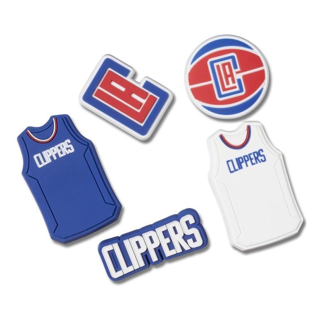 Jibbitz Nba Los Angeles Clippers - 5 Unidades - Unissex - Foto 1