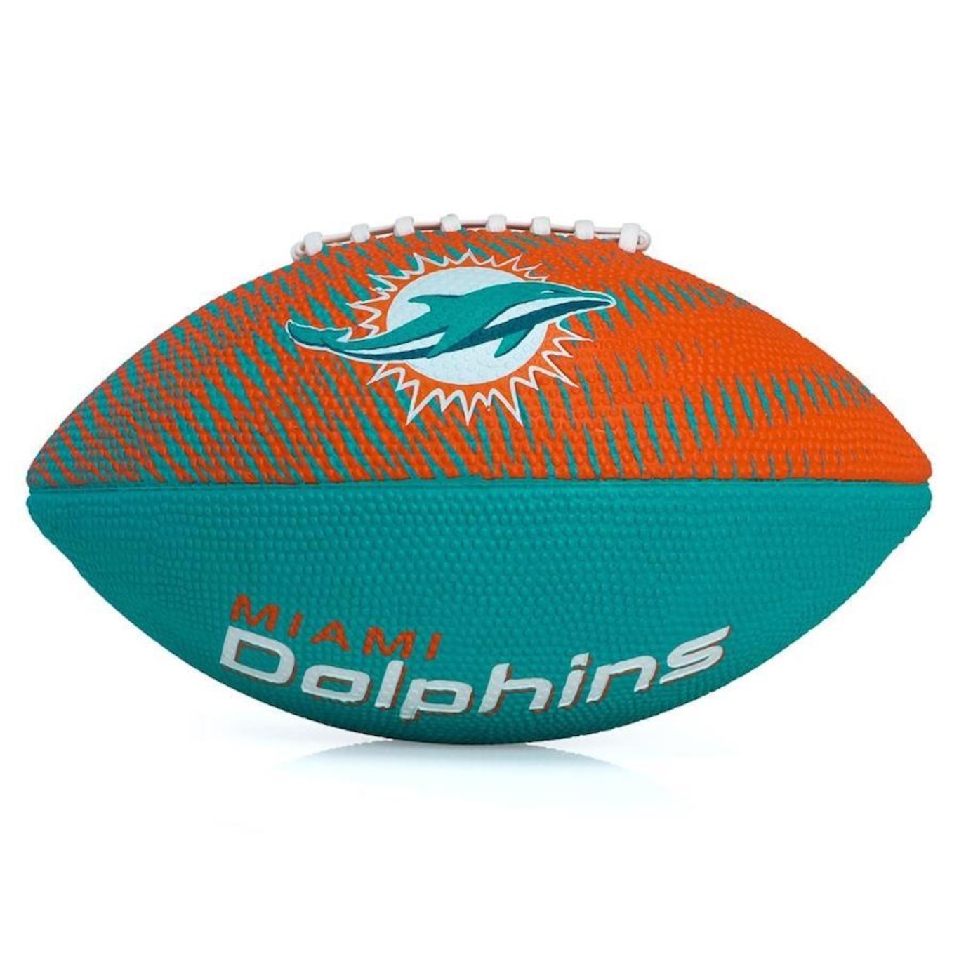 Bola de Futebol Americano Wilson Nfl Team Tailgate Miami Dolphins - Infantil - Foto 1