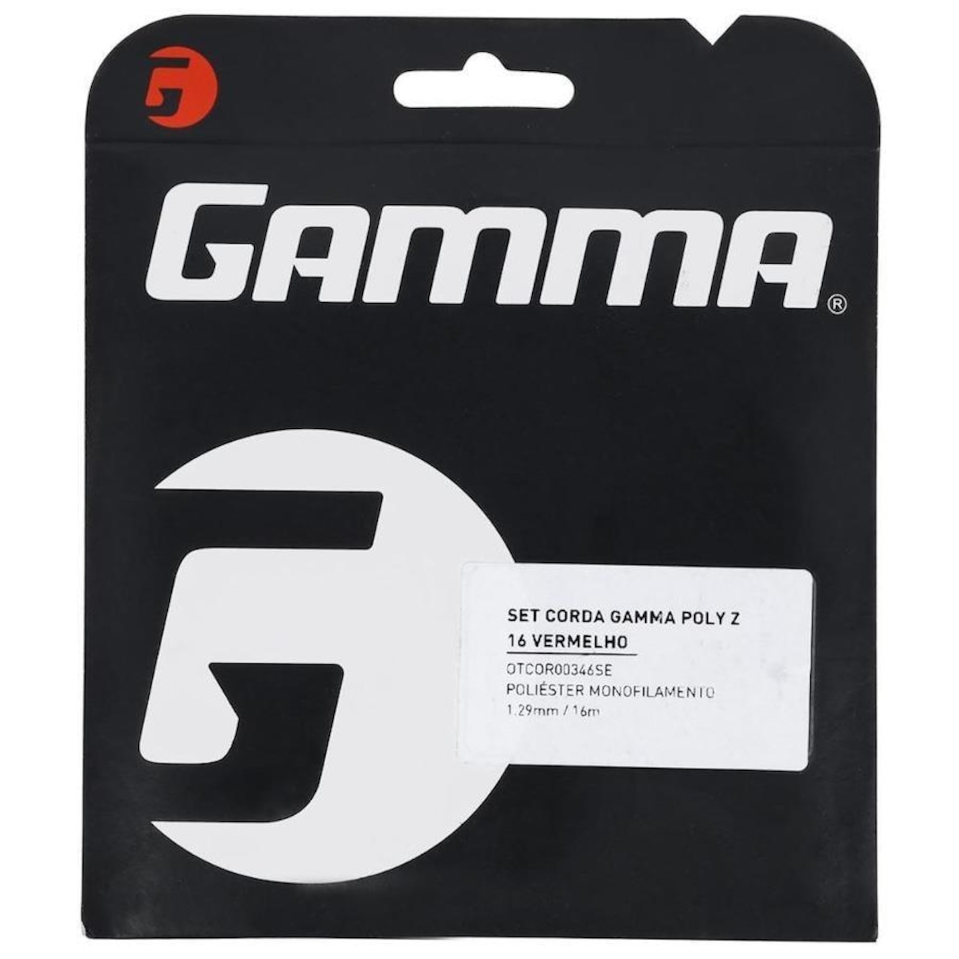 Corda para Raquete de Tênis Gamma Dyna Poly Z 16L 1.29Mm - Set Individual - Foto 2