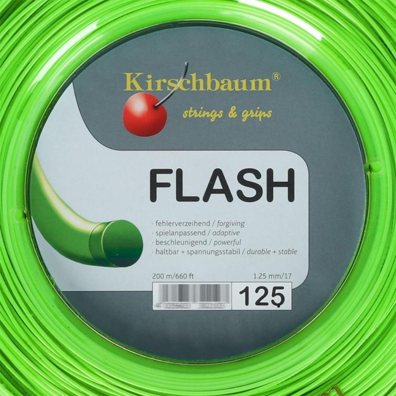 Corda De Tênis Kirschbaum Flash 17 1.25mm Set Individual