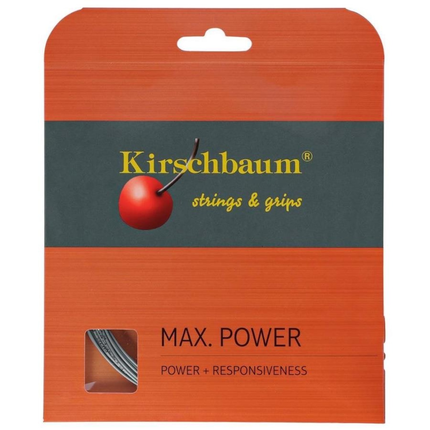 Corda para Raquete de Tênis Kirschbaum Max Power 16L 1.30Mm Set Individual - Foto 1