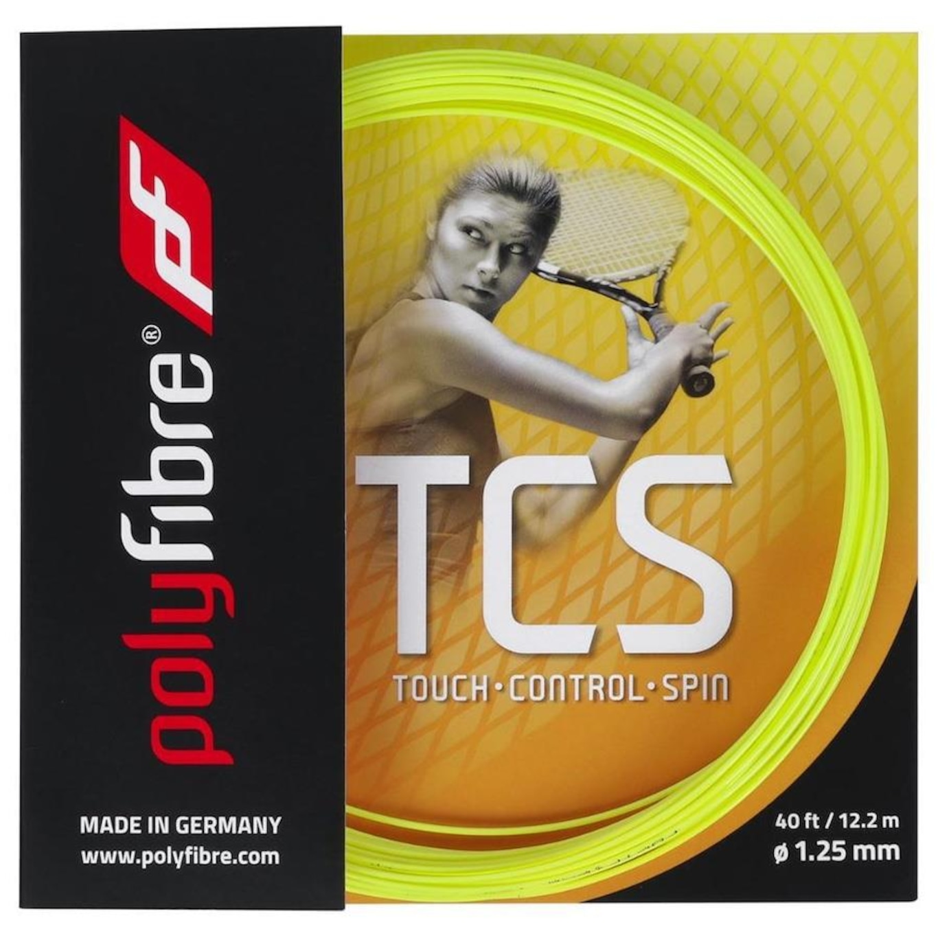 Corda para Raquete de Tênis Polyfibre Tcs 17L 1.25mm Set Individual - Foto 1