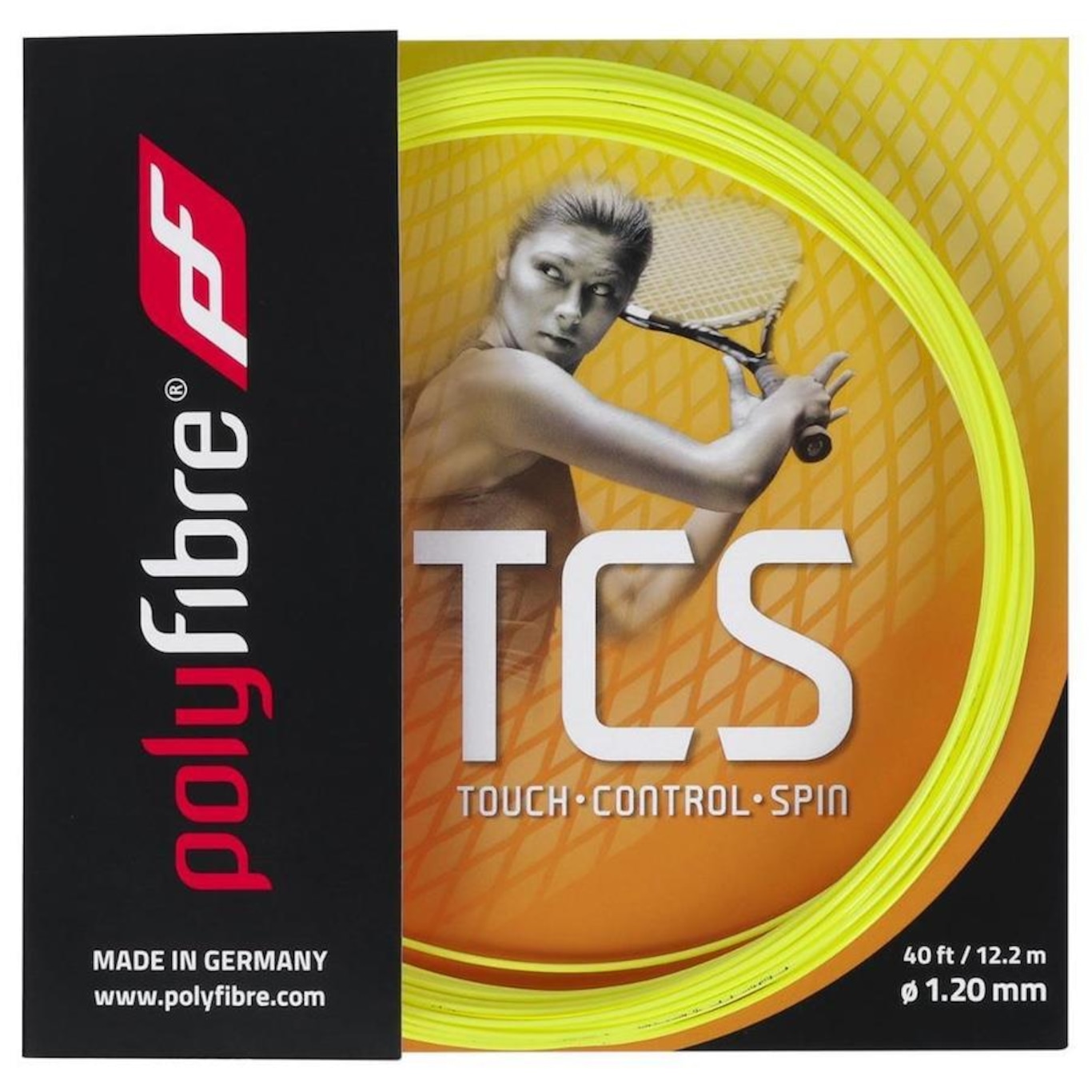 Corda para Raquete de Tênis Polyfibre Tcs 18L 1.20mm Set Individual - Foto 1