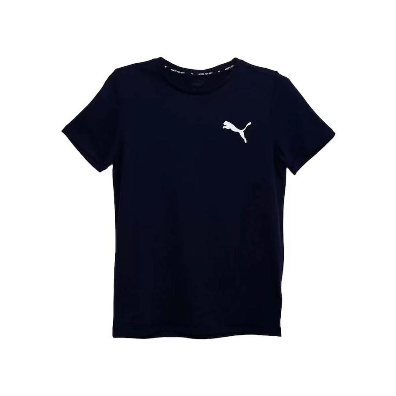 Camiseta Puma Small Logo Tee - Infantil - Foto 1