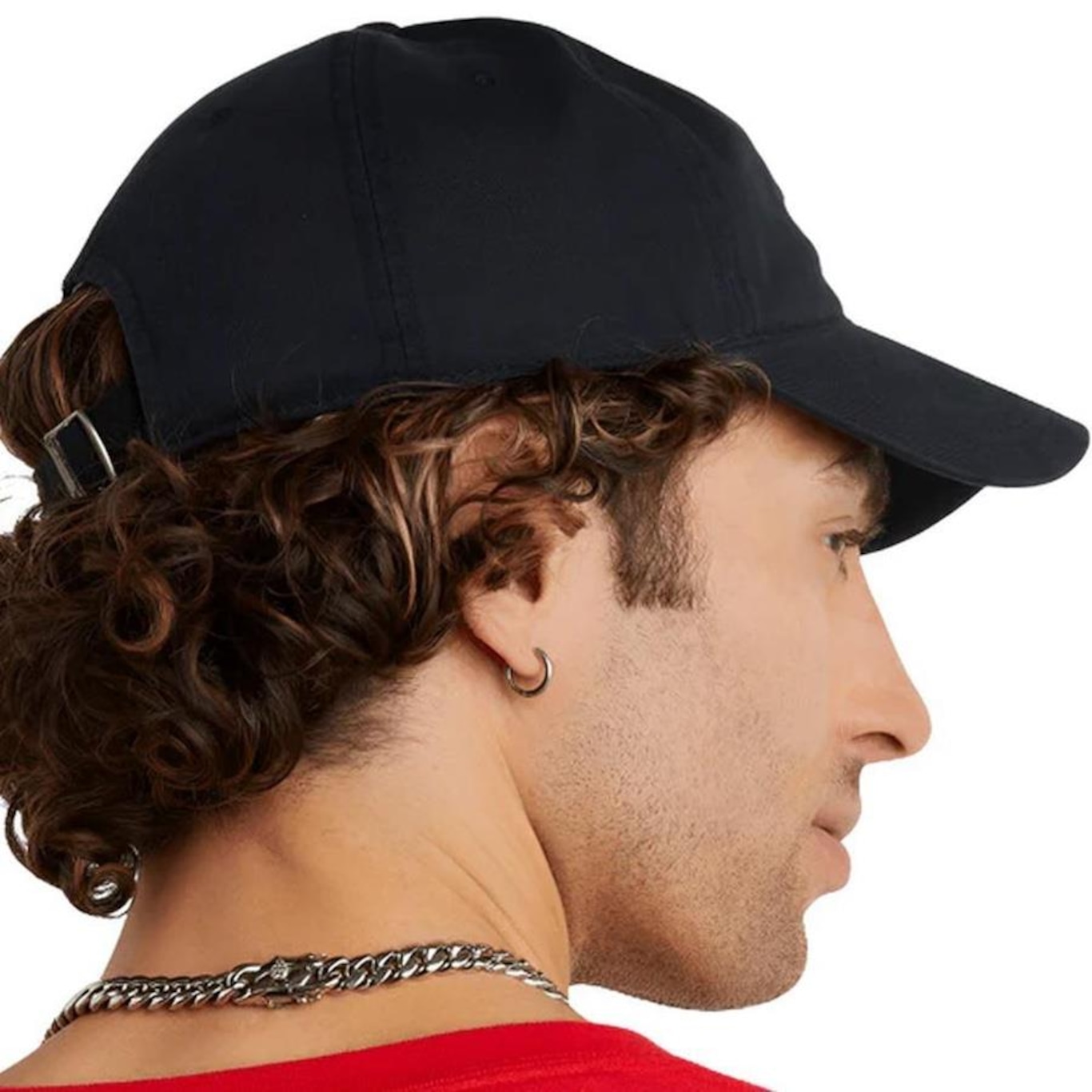 Boné Champion Washed Relaxed Big C Script - Strapback - Adulto - Foto 2