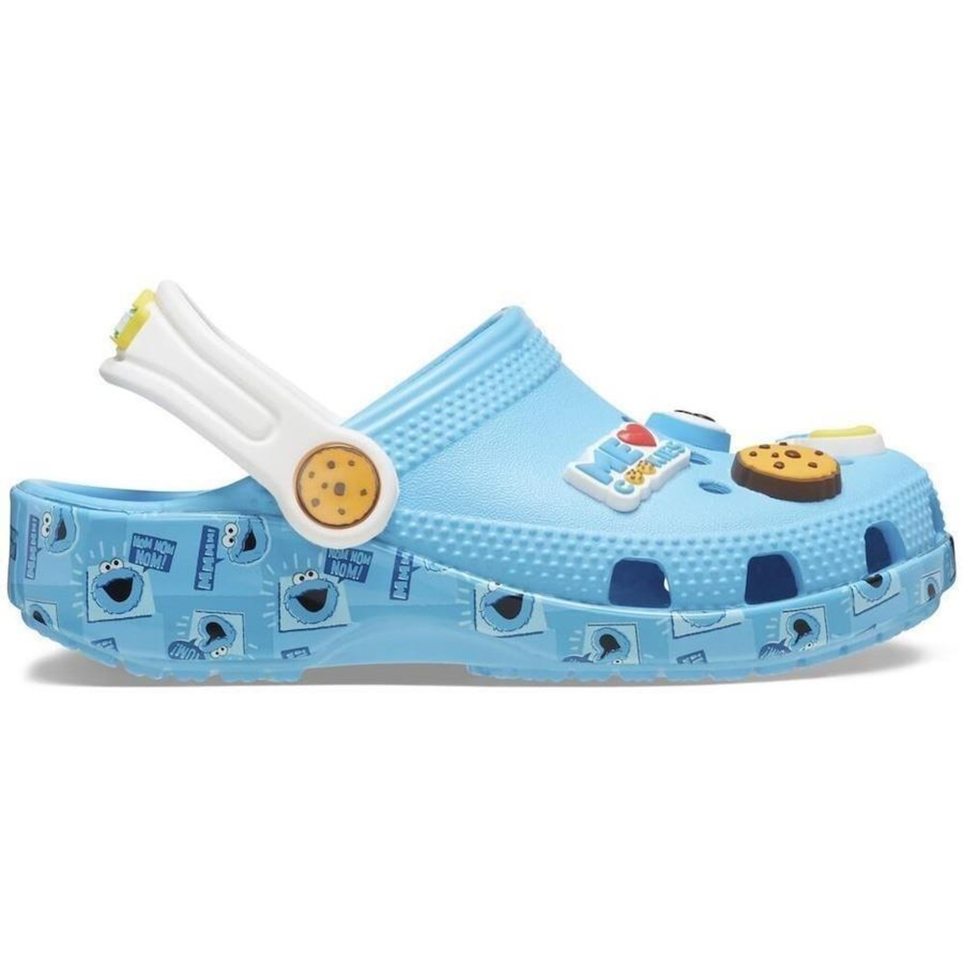 Sandália Crocs Classic Sesame Workshop Clog T Electric - Infantil - Foto 1