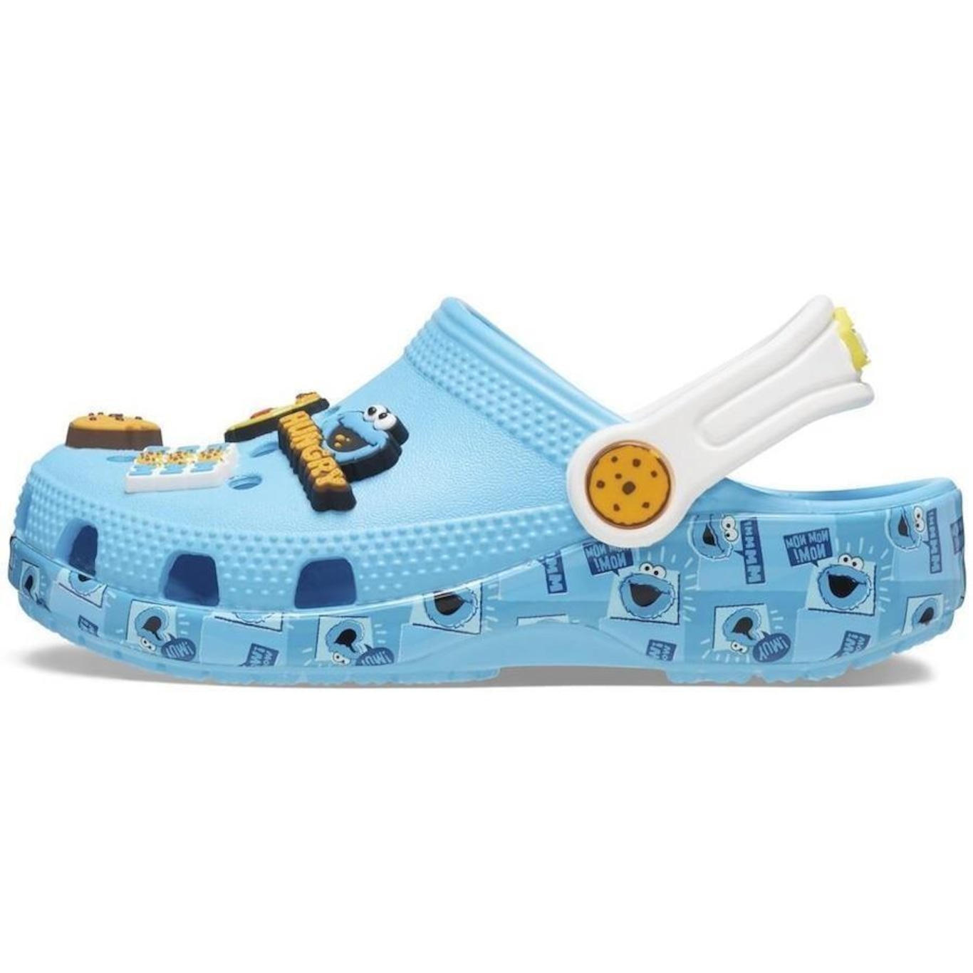 Sandália Crocs Classic Sesame Workshop Clog T Electric - Infantil - Foto 3