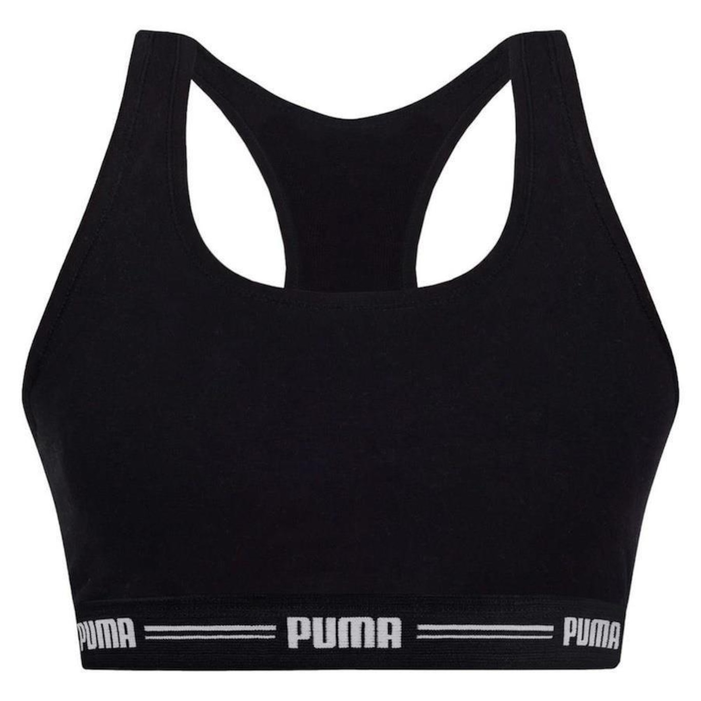 Top Nadador com Bojo Puma Cotton - Feminino - Foto 1