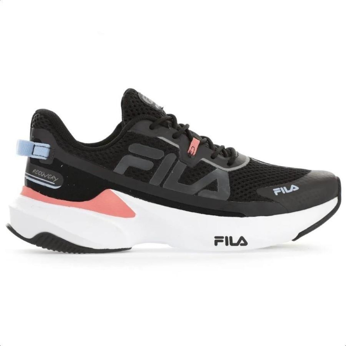 Tenis fila feminino outlet preto com rosa centauro