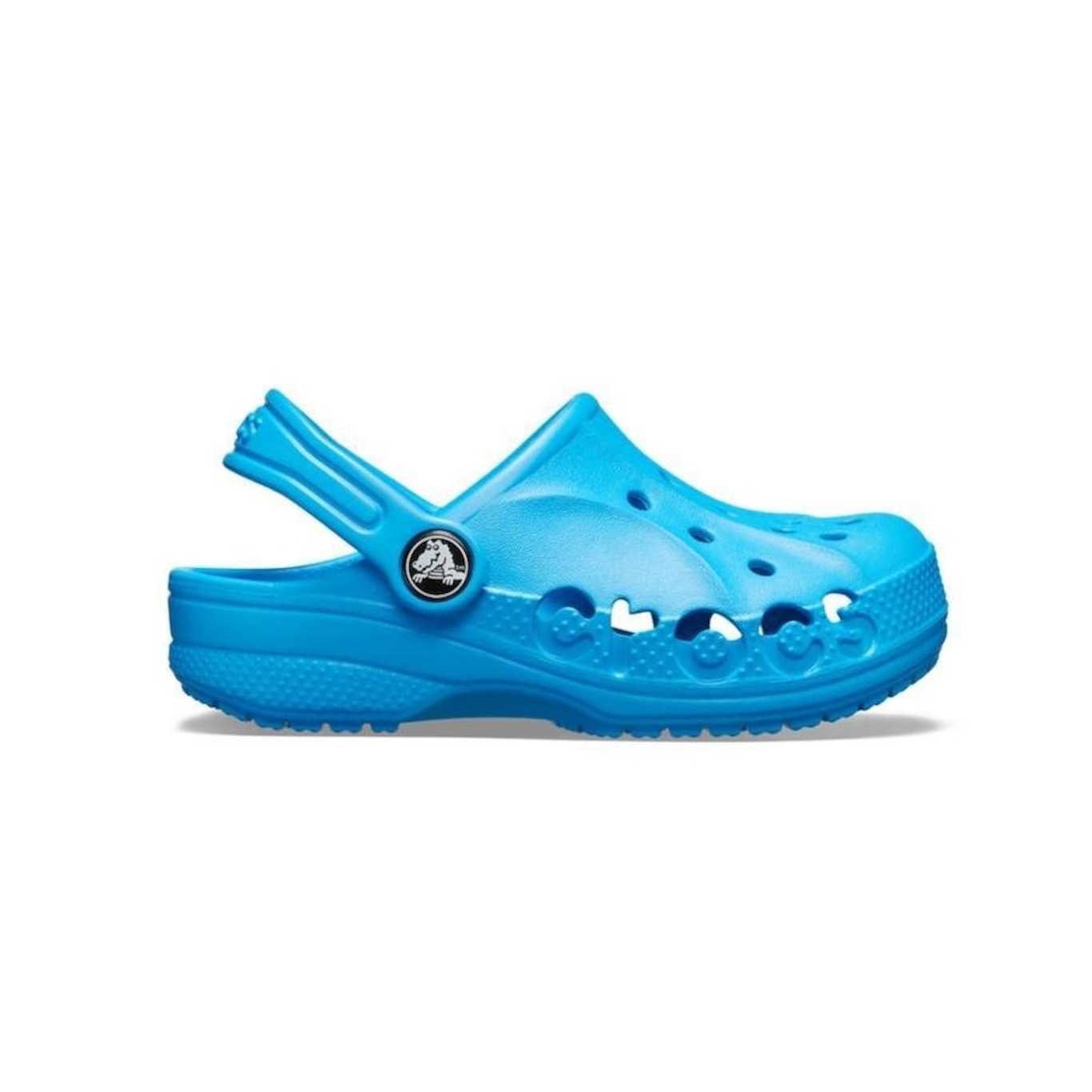 Sandália Crocs Baya Clog Kids Ocean - Unissex - Foto 1