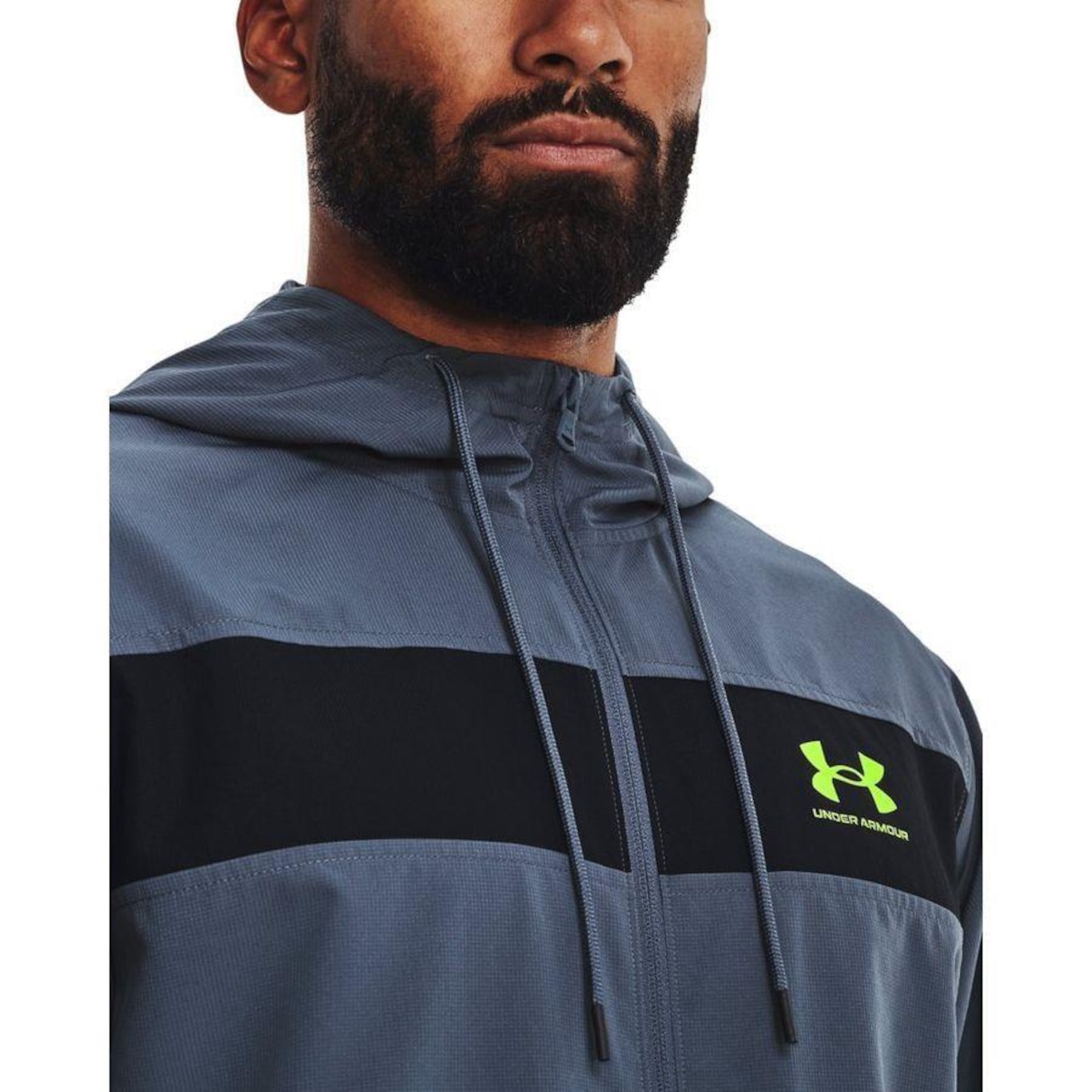 Jaqueta com Capuz Under Armour Sportstyle Windbreaker - Masculina - Foto 3