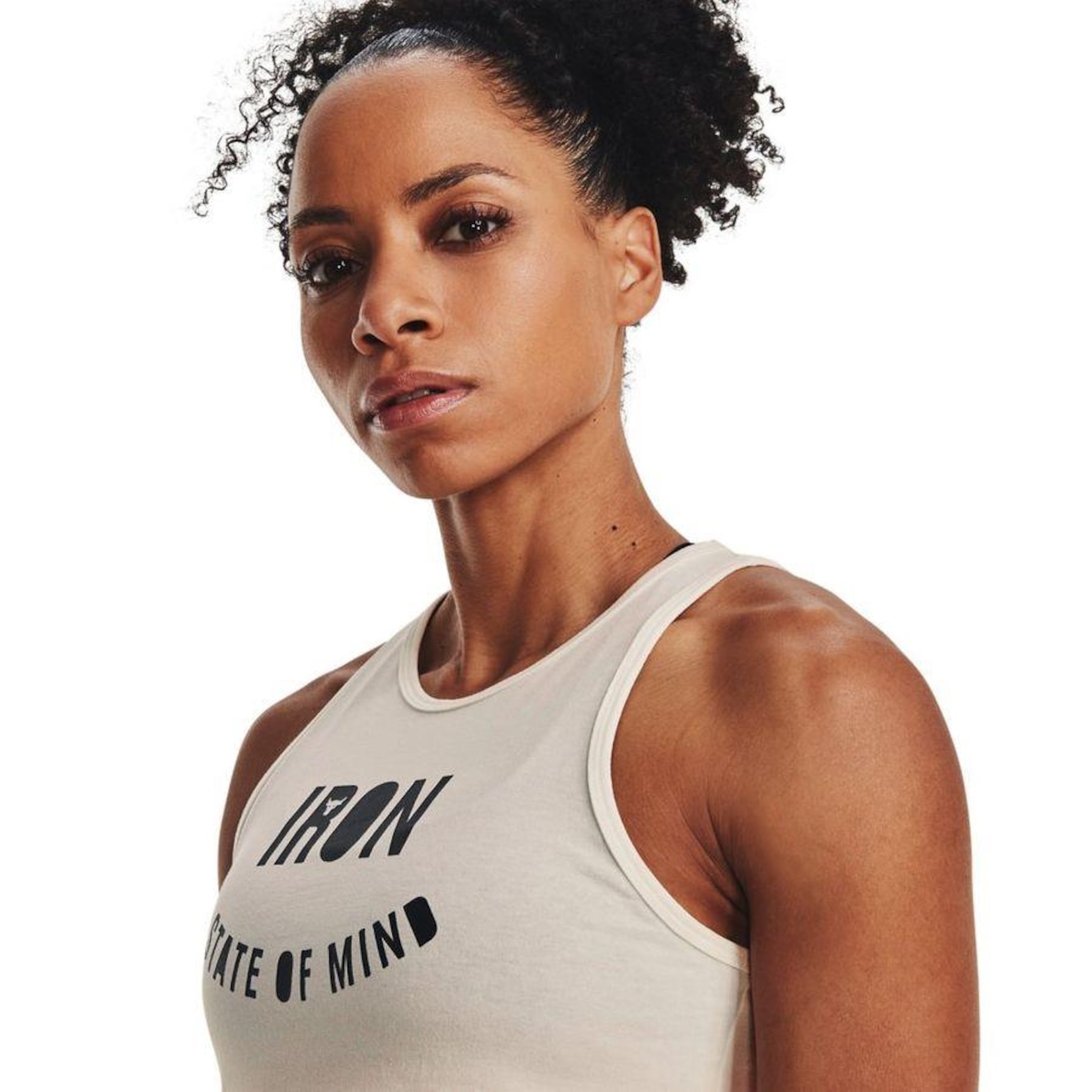 Camiseta Regata Under Armour Project Rock State Of Mind Tank - Feminina - Foto 5