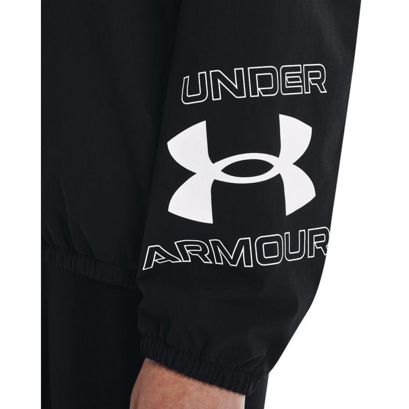 Blusão sem Capuz Under Armour Woven Graphic Crew - Feminino - Foto 4