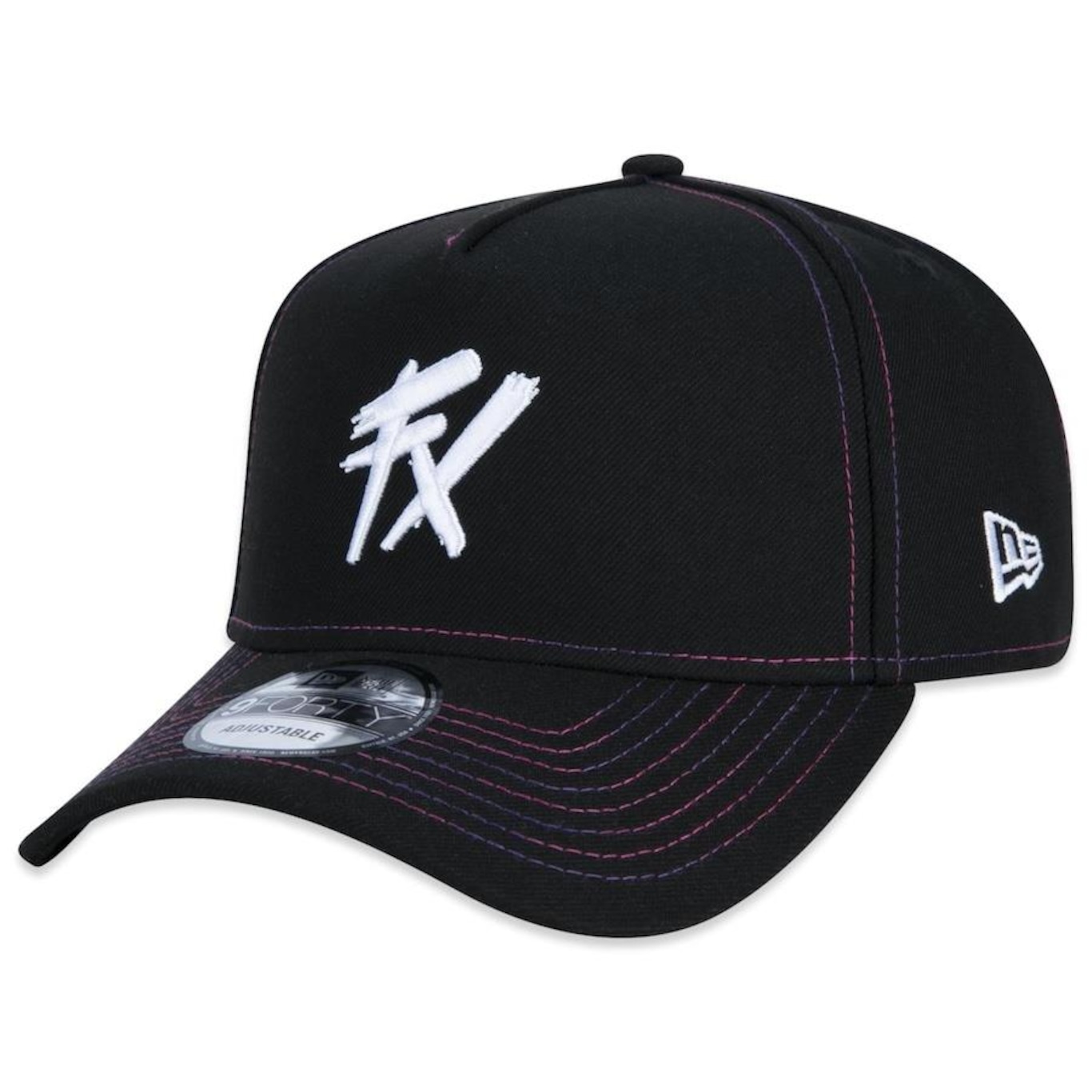 Boné Aba Curva New Era 9Forty A-Frame 3C Games Fluxo - Snapback - Masculino - Foto 1