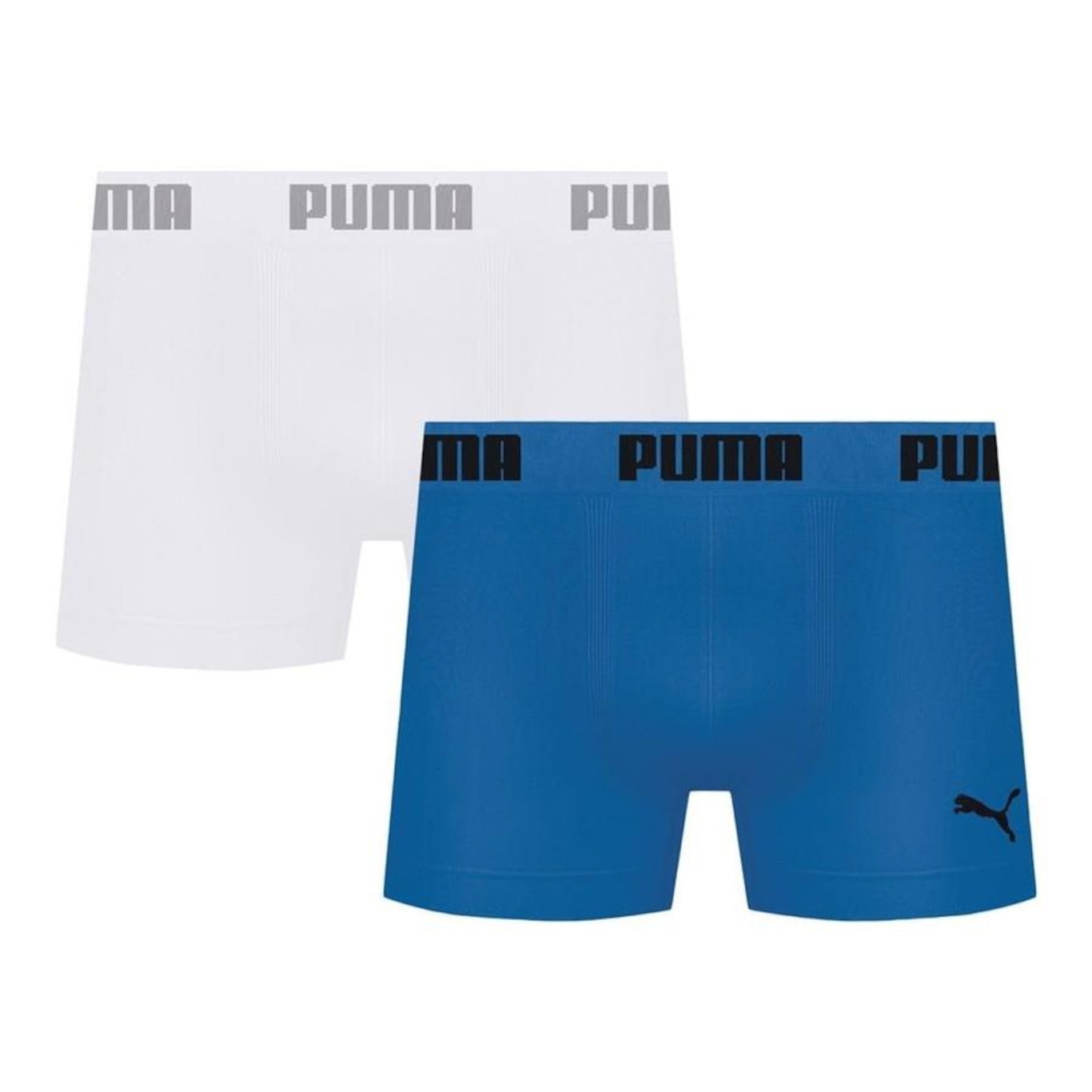 Kit Cuecas Boxer Puma sem Costura - 2 Unidades - Adulto - Foto 1