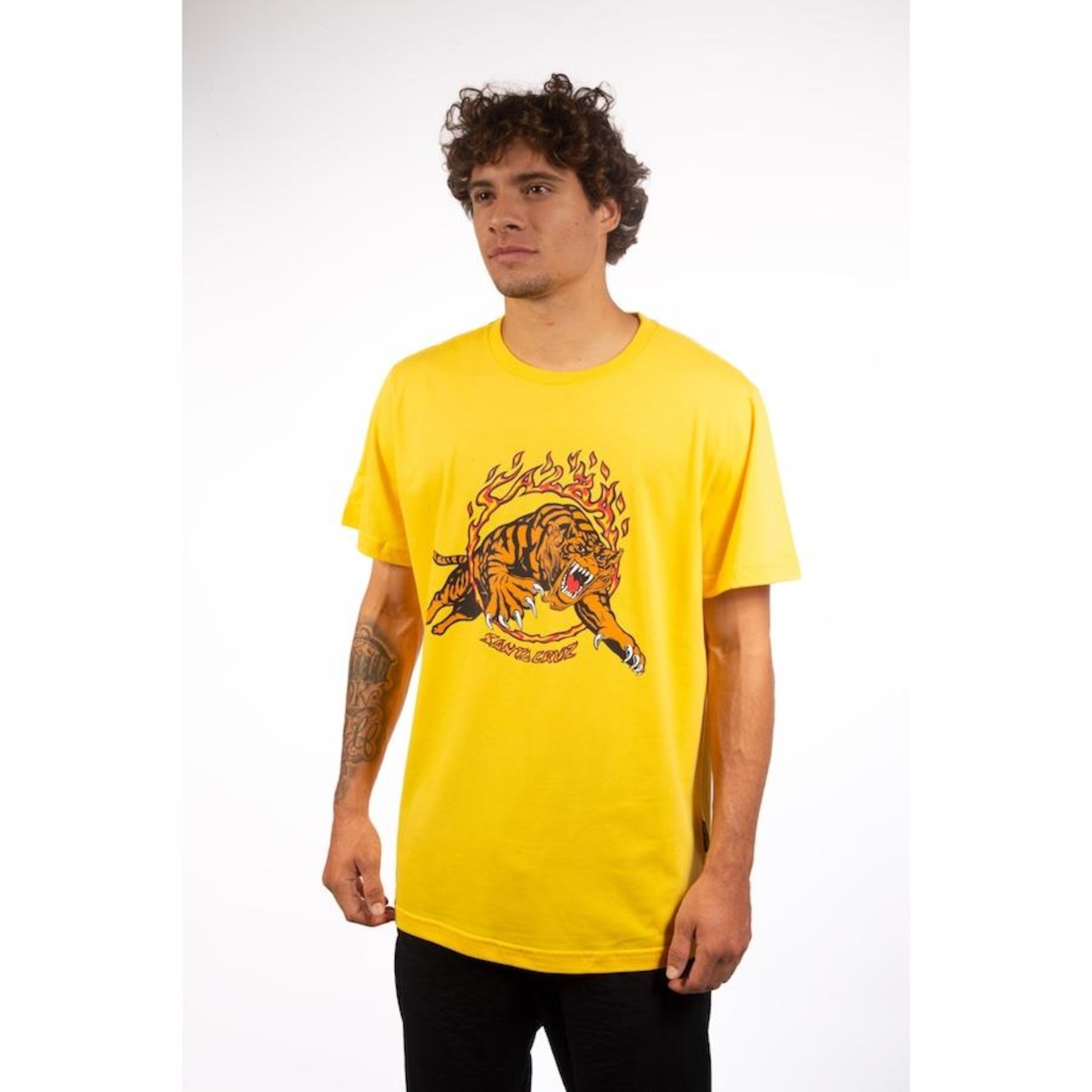 Camiseta Santa Cruz Salba Tiger - Masculina - Foto 3