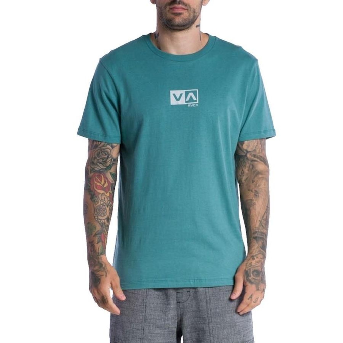 Camiseta RVCA Mini Balance Box - Masculina - Foto 1