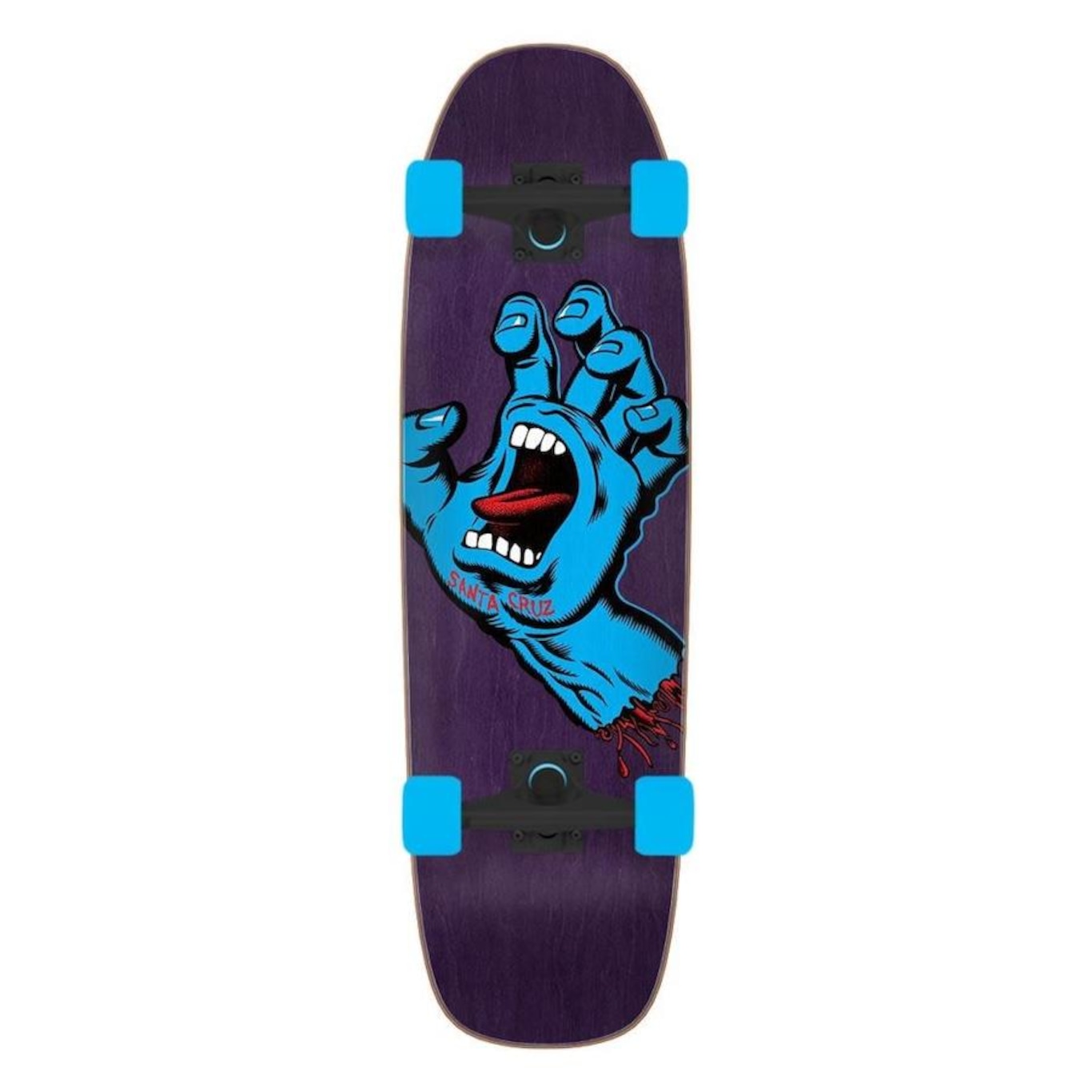 Shape de Skate Cruiser Santa Cruz Screaming Hand 8.4In x 29.4In - Foto 1