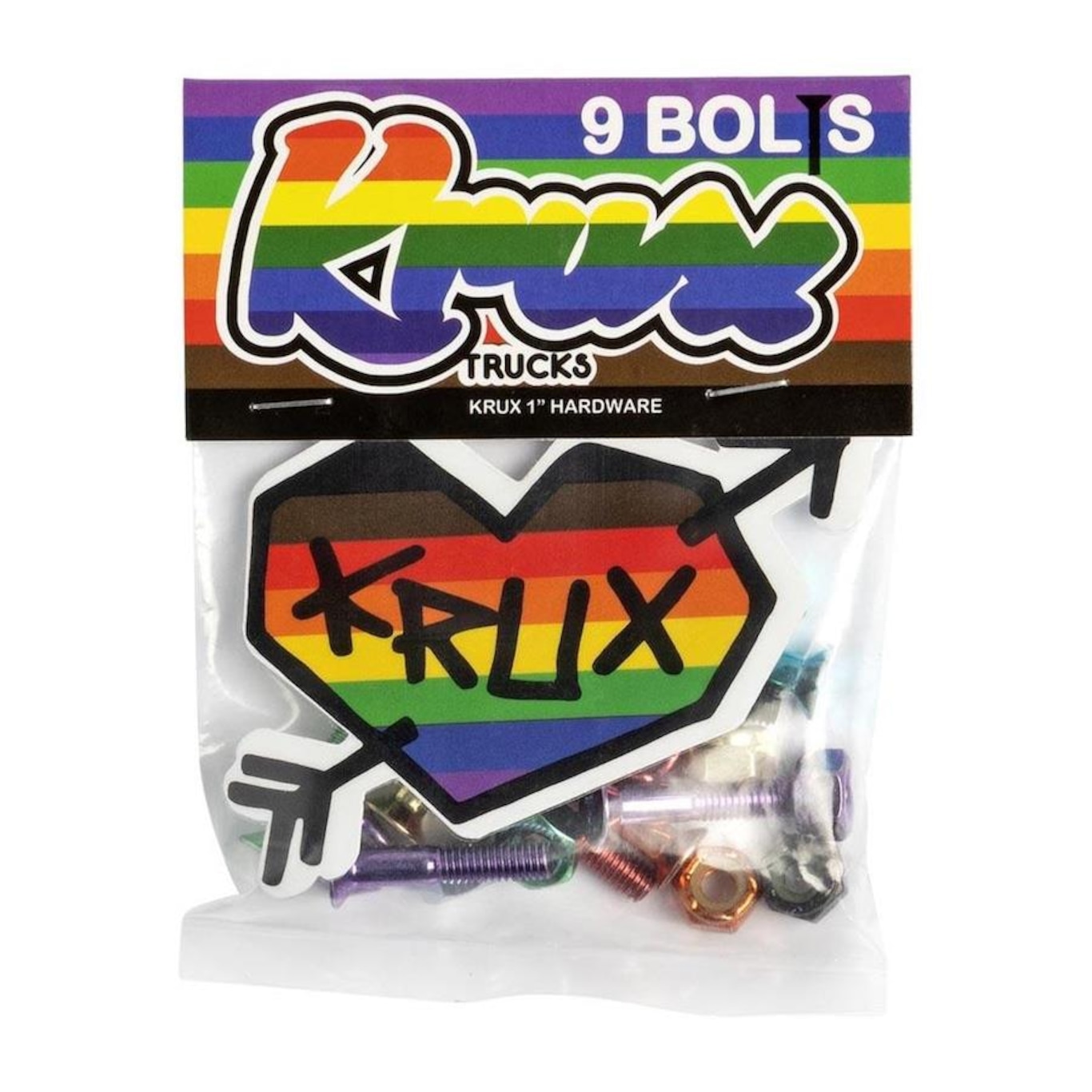 Parafuso de Base Krux Krome Phillips 1" Rainbow - Foto 1