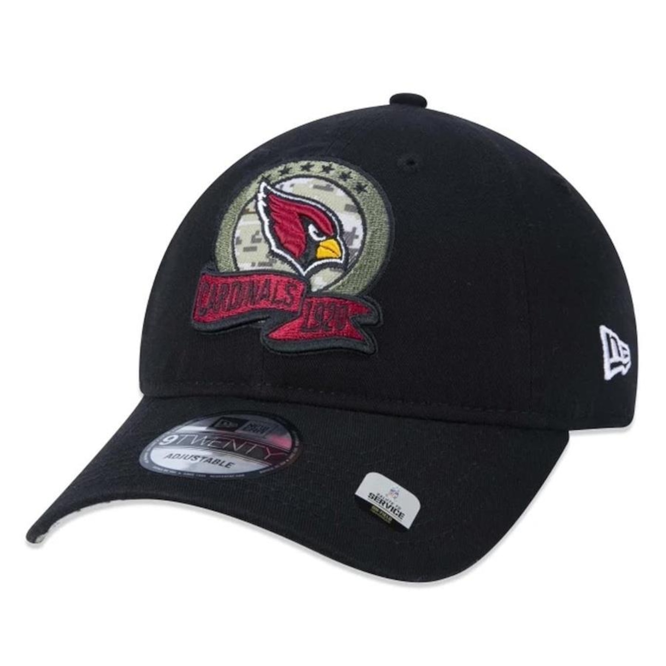 Boné Aba Curva New Era 920 Arizona Cardinals Salute To Service 2022 - Strapback - Adulto - Foto 1