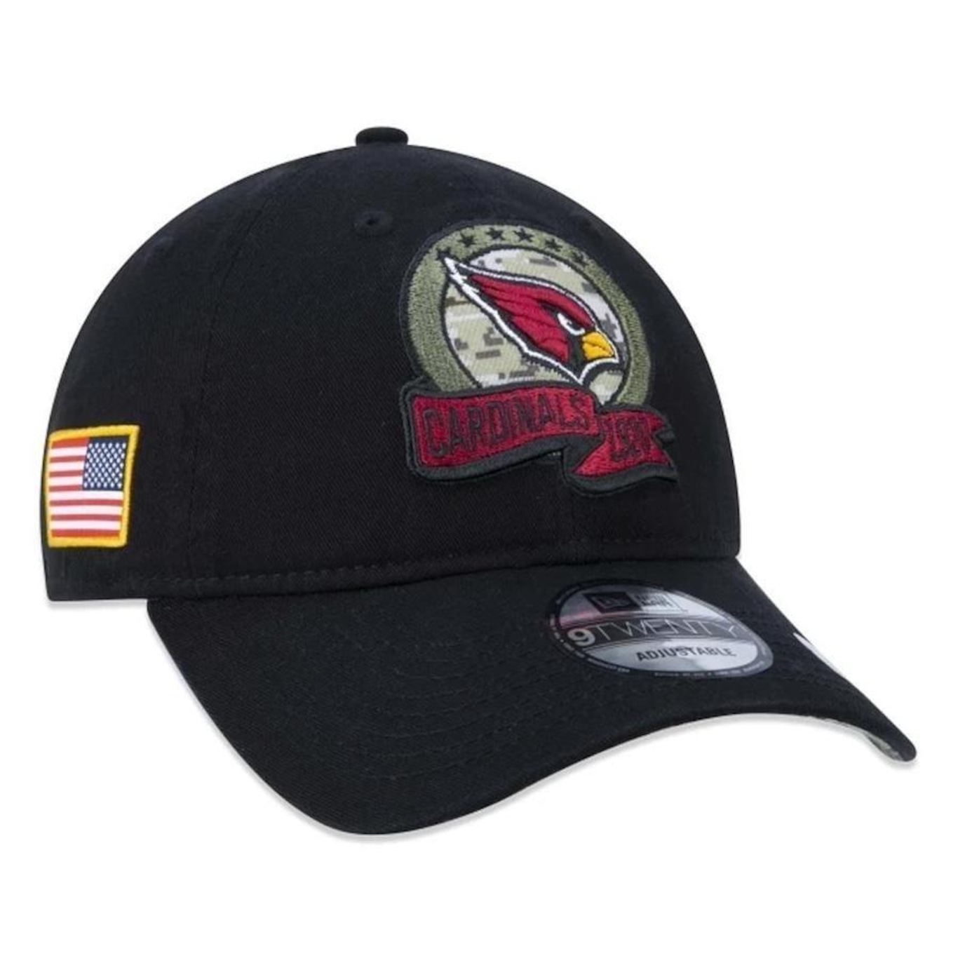 Boné Aba Curva New Era 920 Arizona Cardinals Salute To Service 2022 - Strapback - Adulto - Foto 4