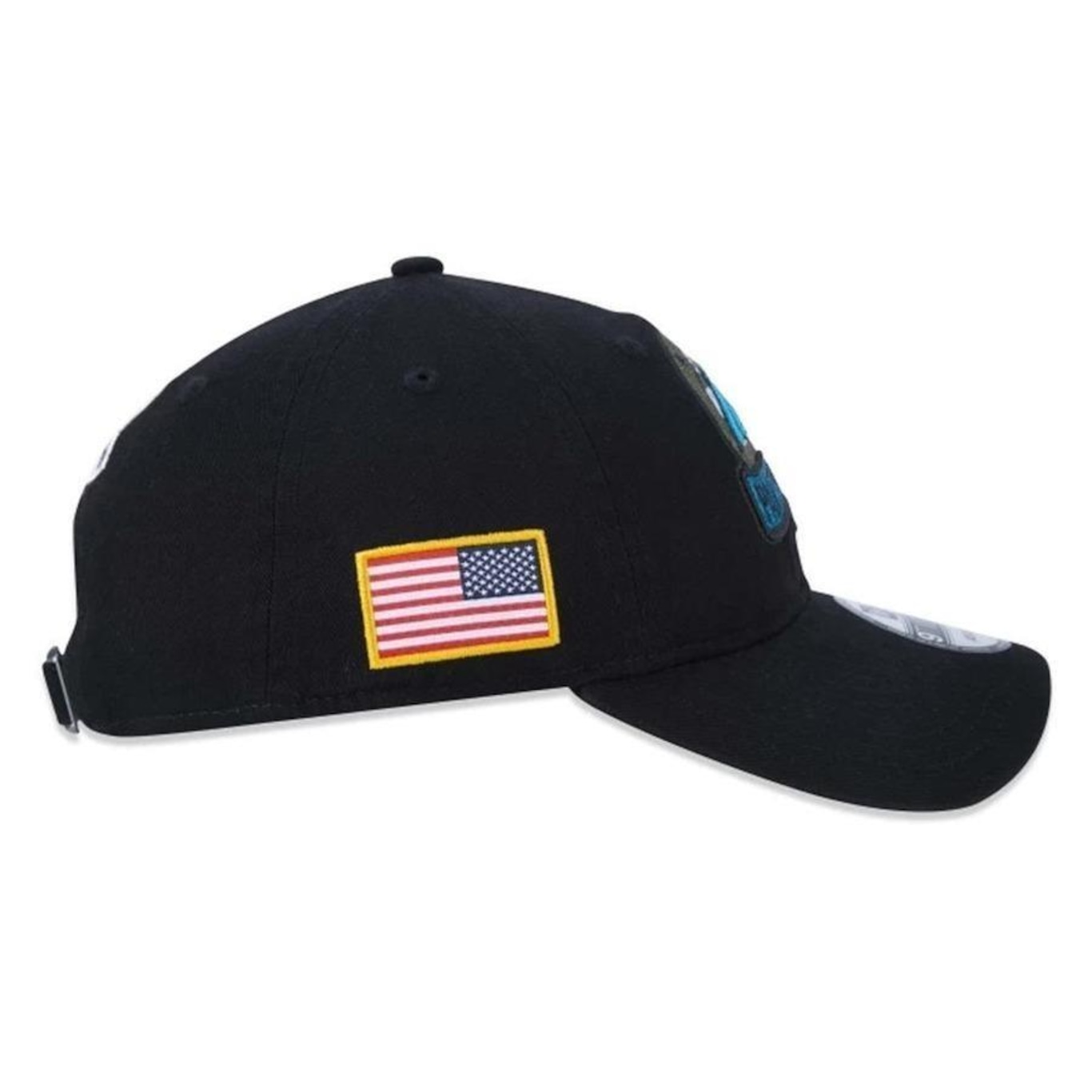 Boné Aba Curva New Era 920 Carolina Panthers Salute To Service 2022 - Strapback - Adulto - Foto 6