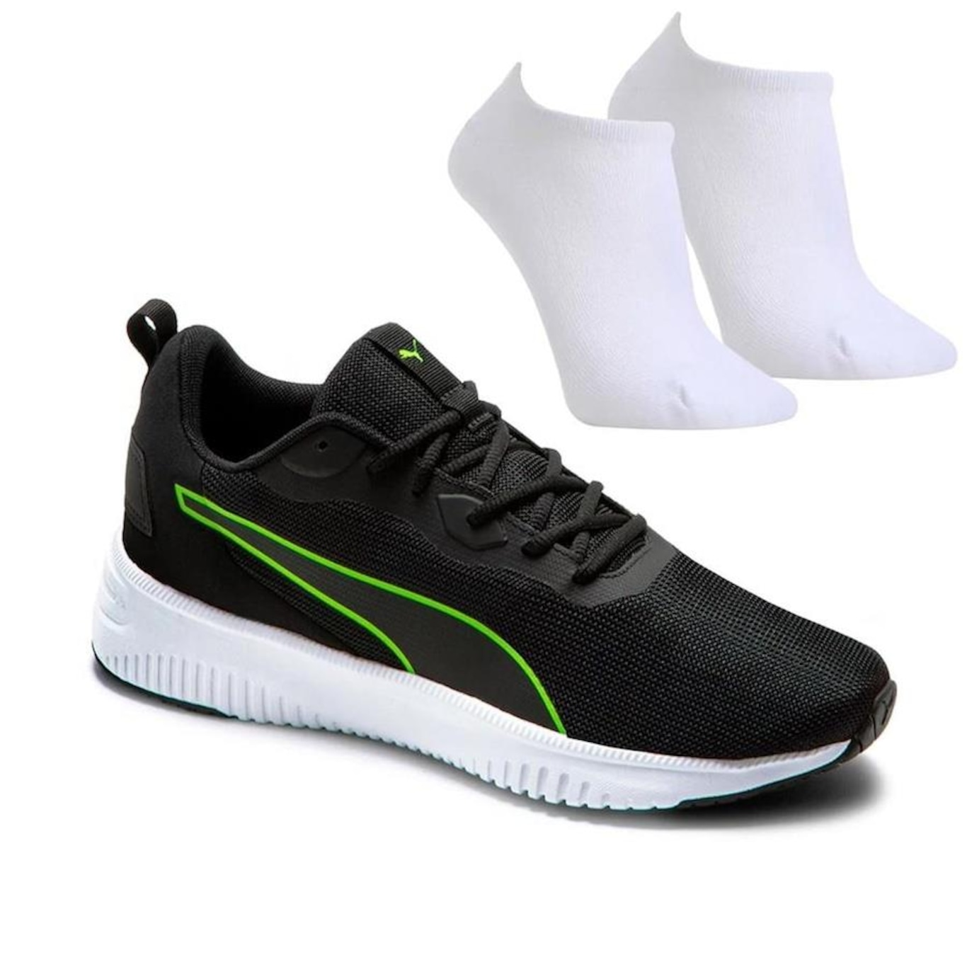 Tênis Puma Flyer Flex Bdp + Par de Meia - Masculino - Foto 1