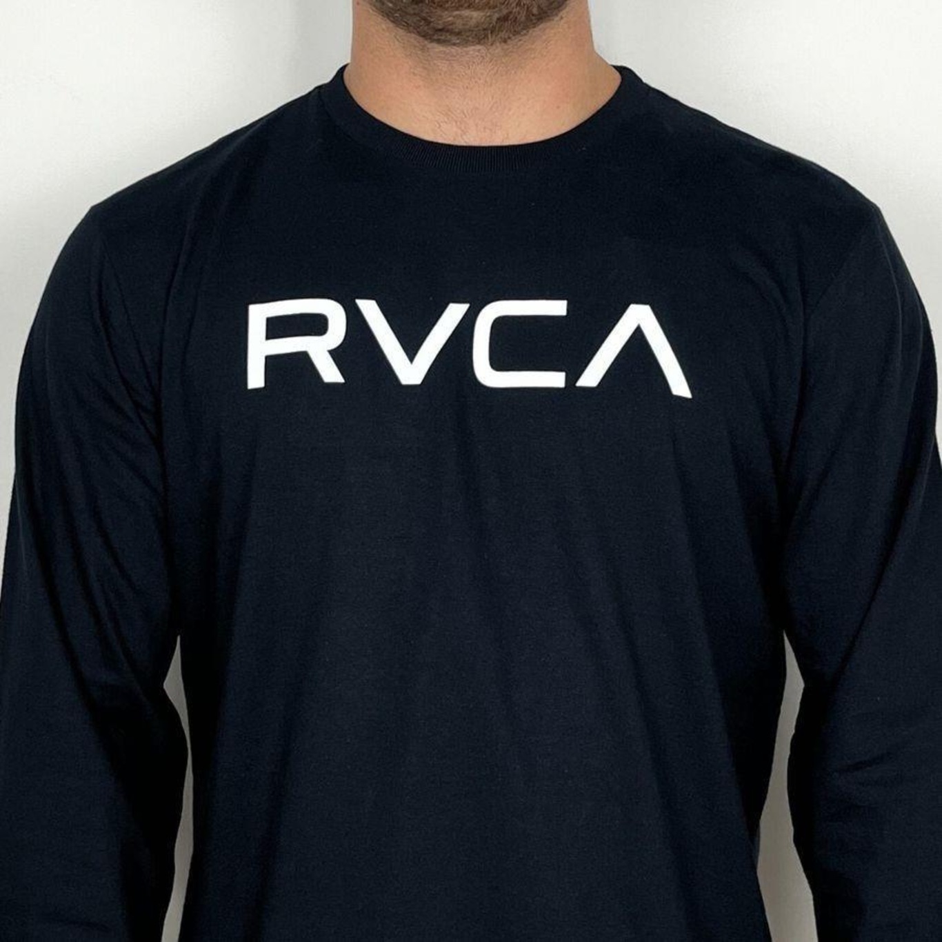 Camiseta RVCA Manga Longa Big - Masculina - Foto 2