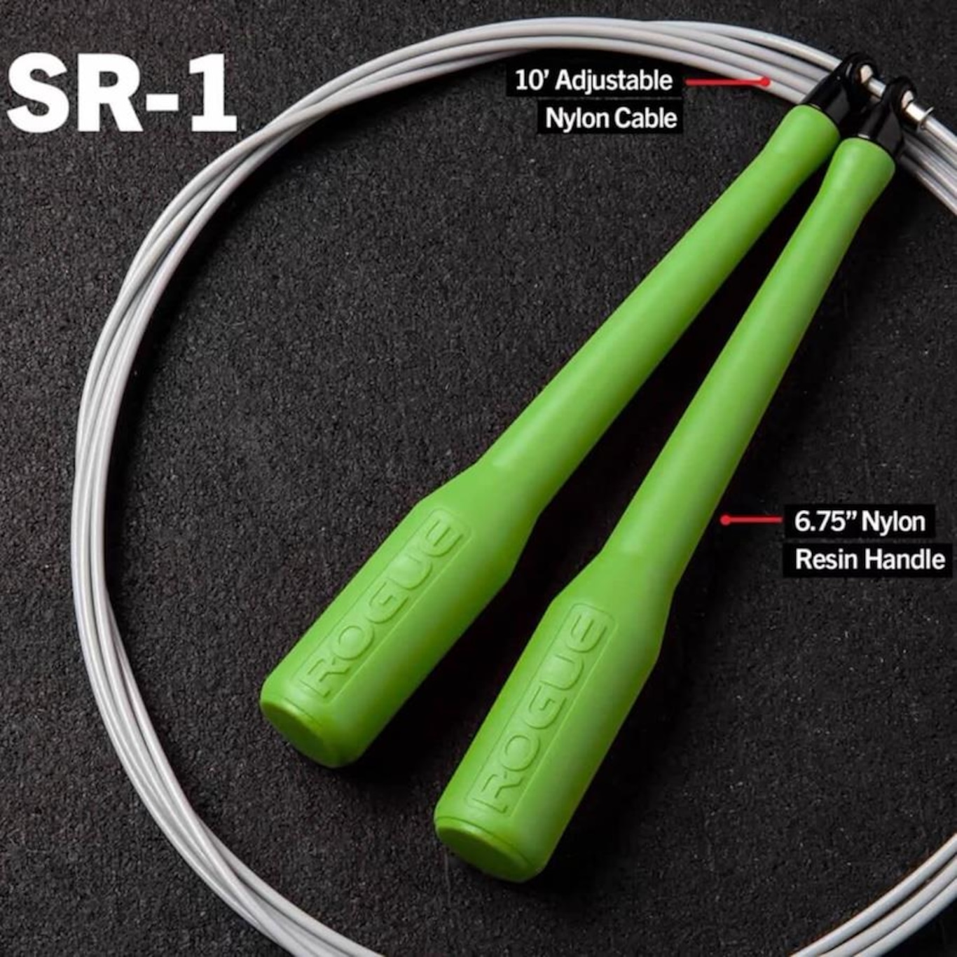 Corda de Pular Rogue Sr-1 Speed Rope - 3 metros - Foto 3