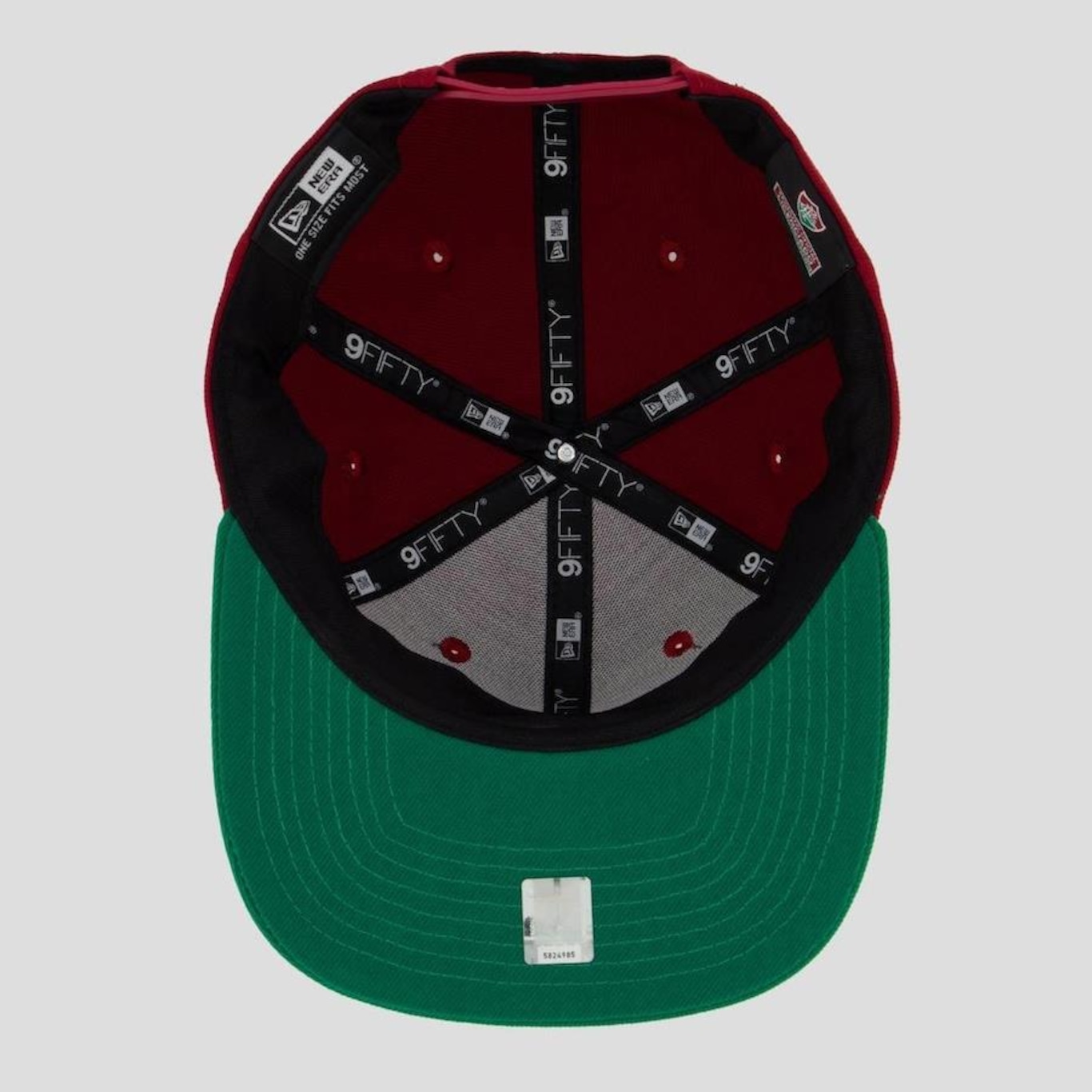 Boné Aba Reta New Era Fluminense 950 - Snapback - Adulto - Foto 4