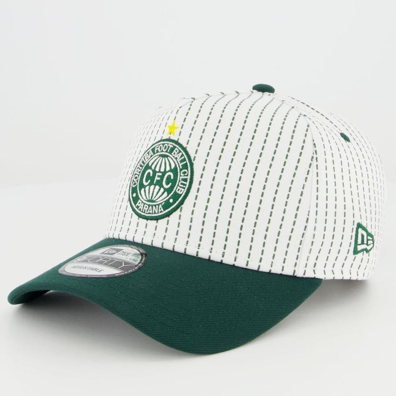 Boné Aba Curva New Era Coritiba Listras 940 - Snapback - Adulto - Foto 1