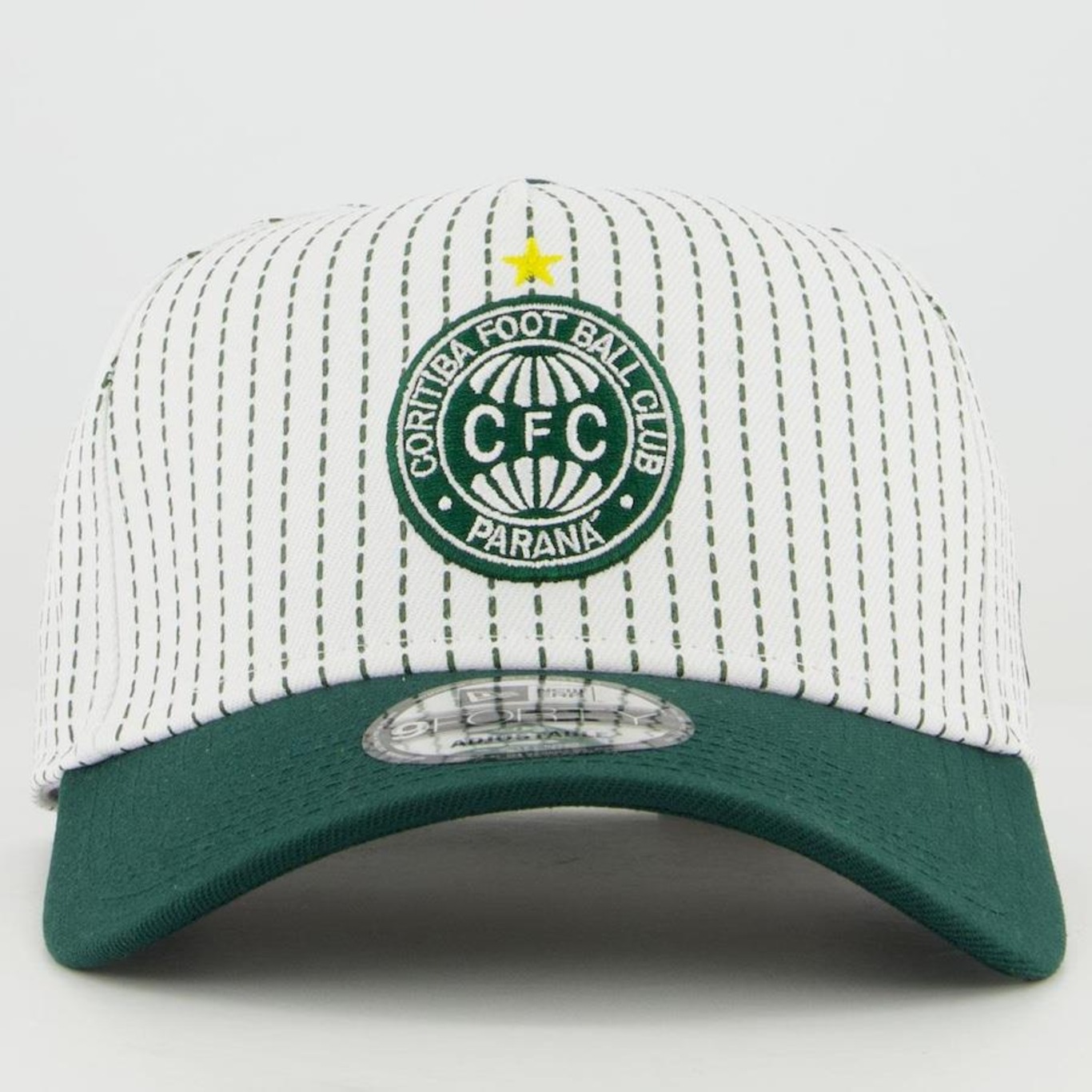 Boné Aba Curva New Era Coritiba Listras 940 - Snapback - Adulto - Foto 2