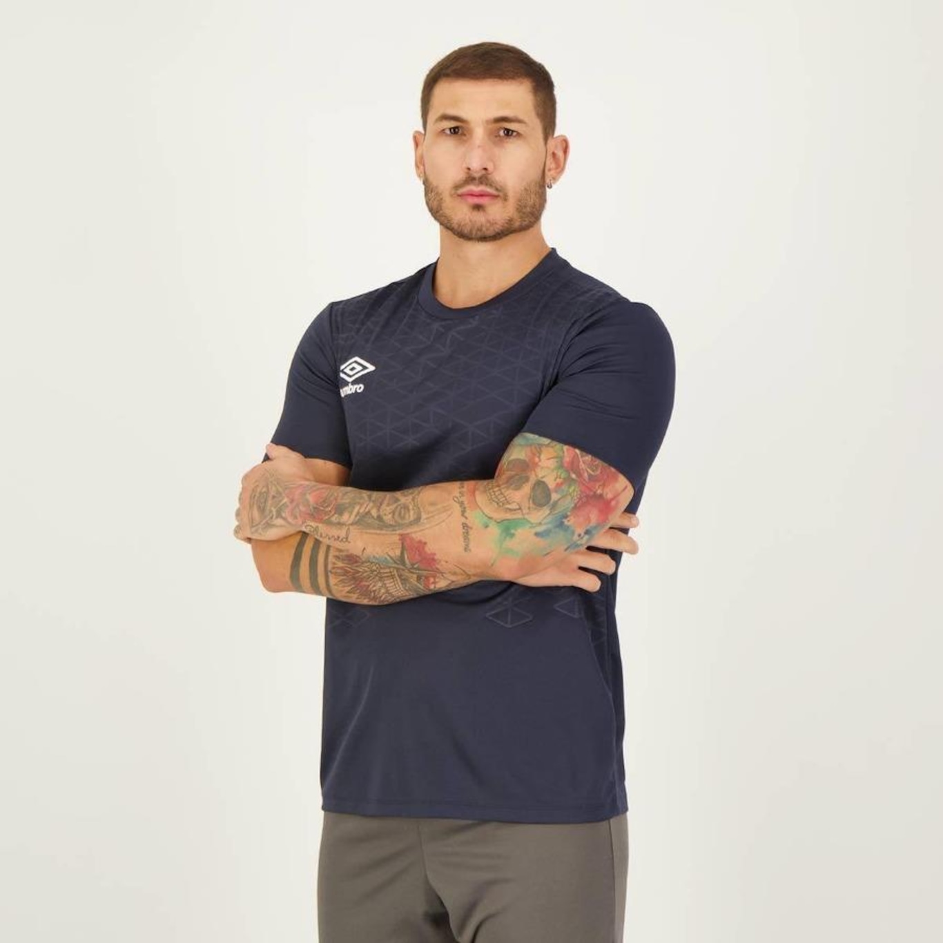 Camiseta Umbro Digital Diamond - Masculina - Foto 5