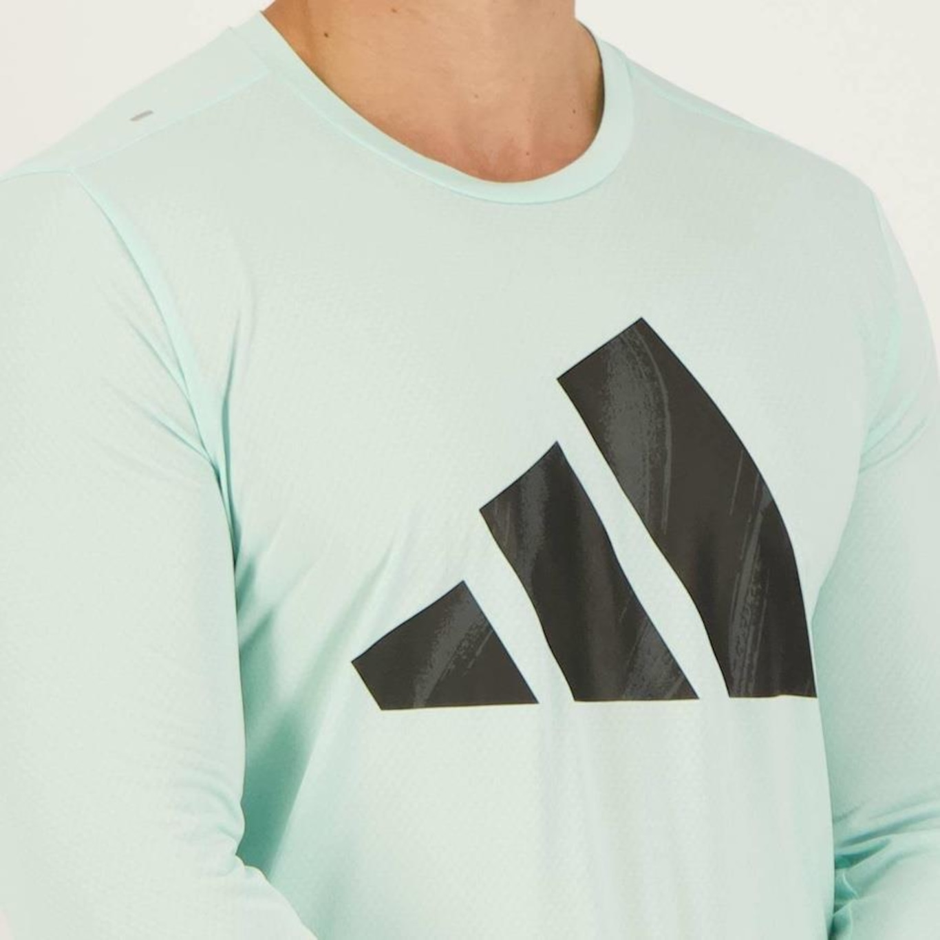 Blusão adidas Run It Bos Ls - Masculino - Foto 4