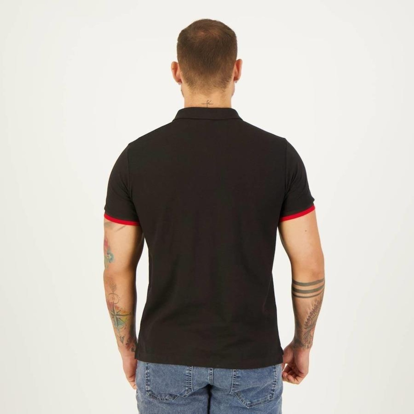 Camisa Polo do Flamengo Futfanatics Render - Masculina - Foto 3