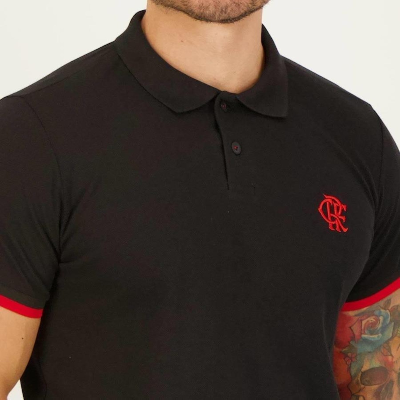 Camisa Polo do Flamengo Futfanatics Render - Masculina - Foto 4