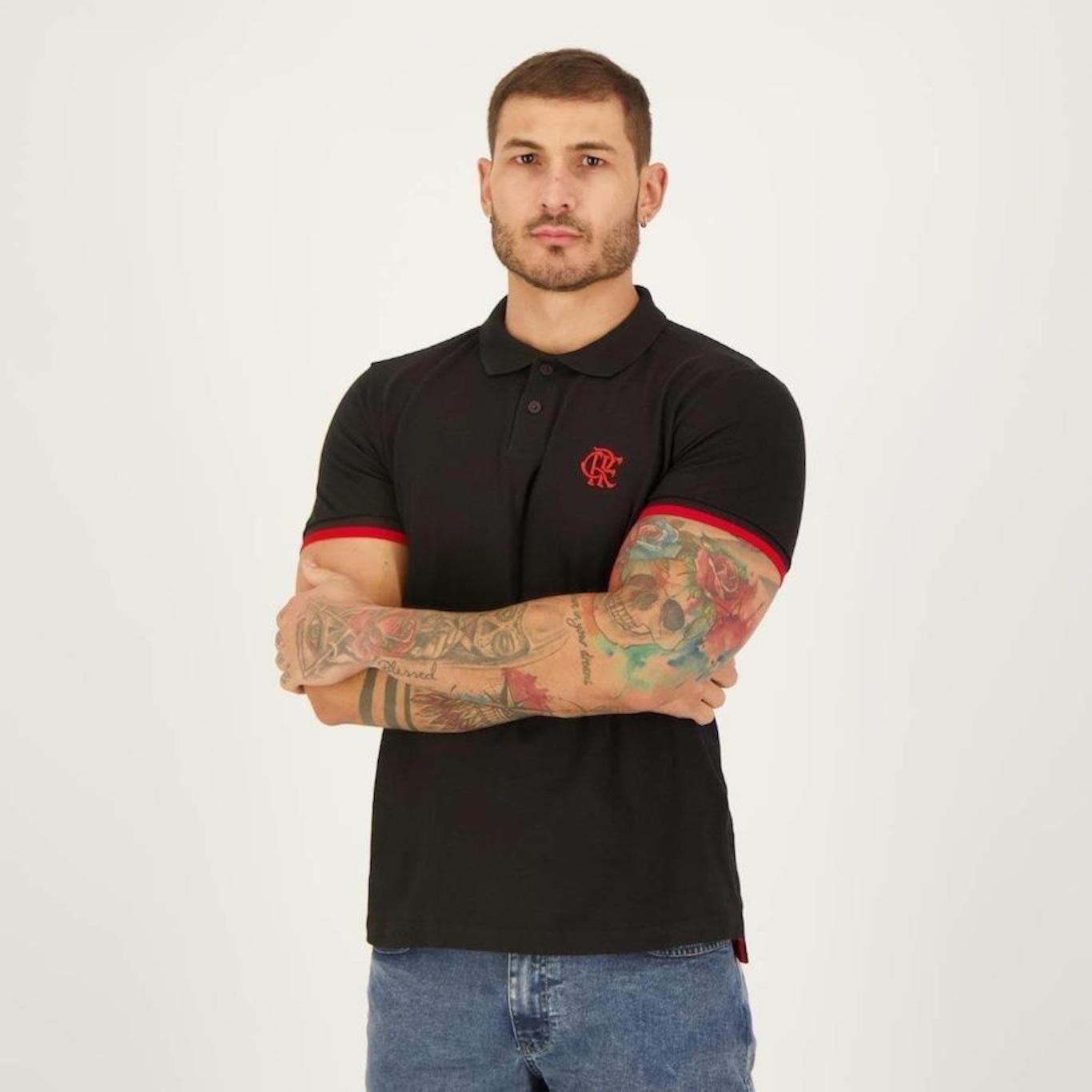 Camisa Polo do Flamengo Futfanatics Render - Masculina - Foto 5