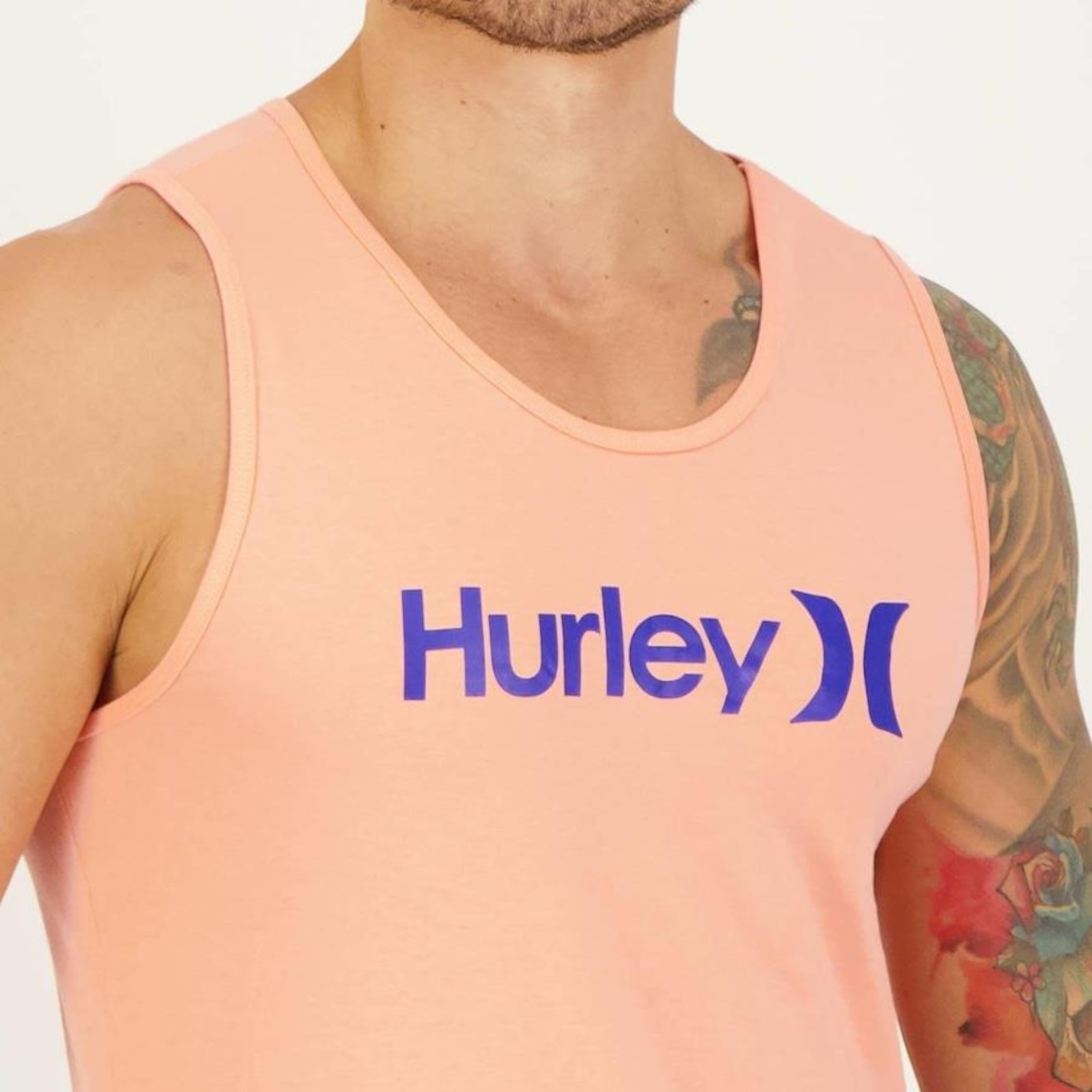 Camiseta Regata Hurley Only Solid - Masculina - Foto 4