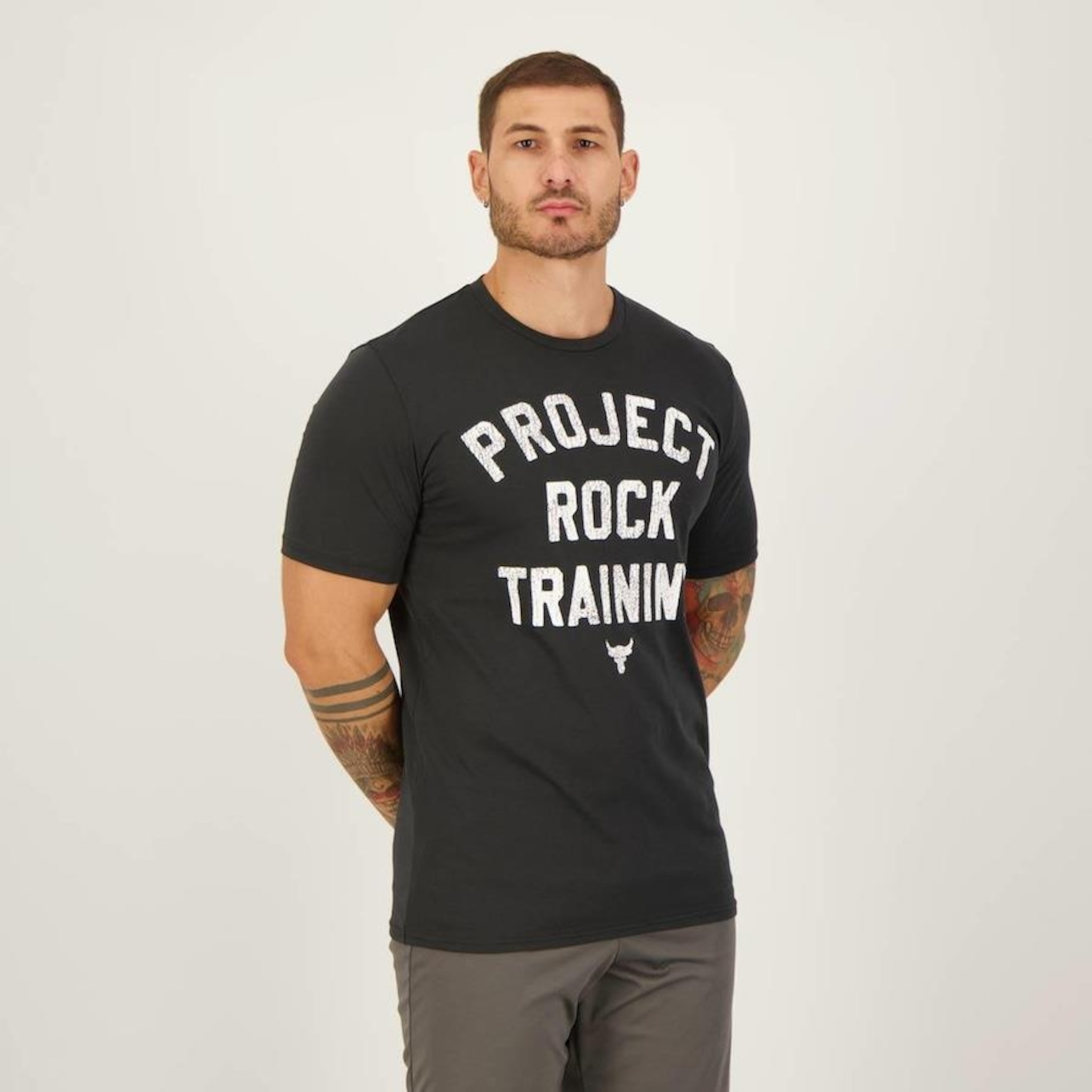 Camiseta Under Armour Project Rock Train - Masculina - Foto 2