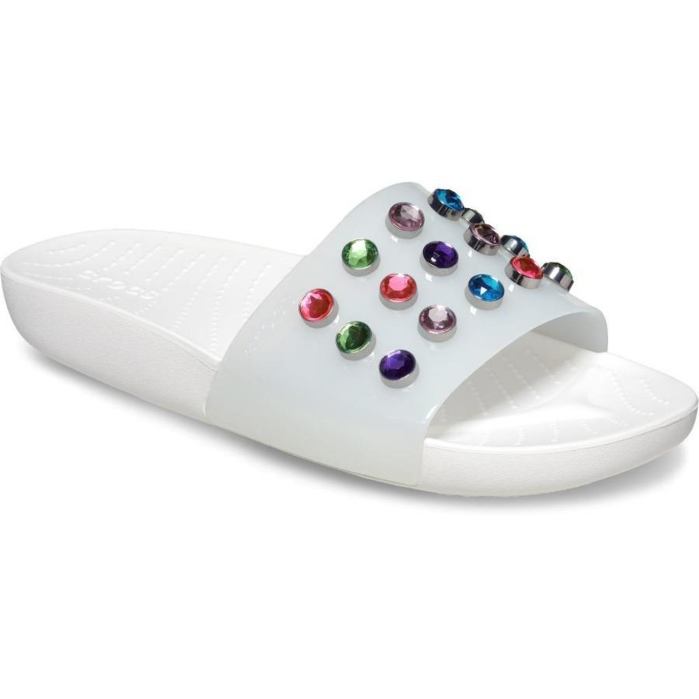 Chinelo Crocs Splash Gem Slide - Feminino - Foto 2