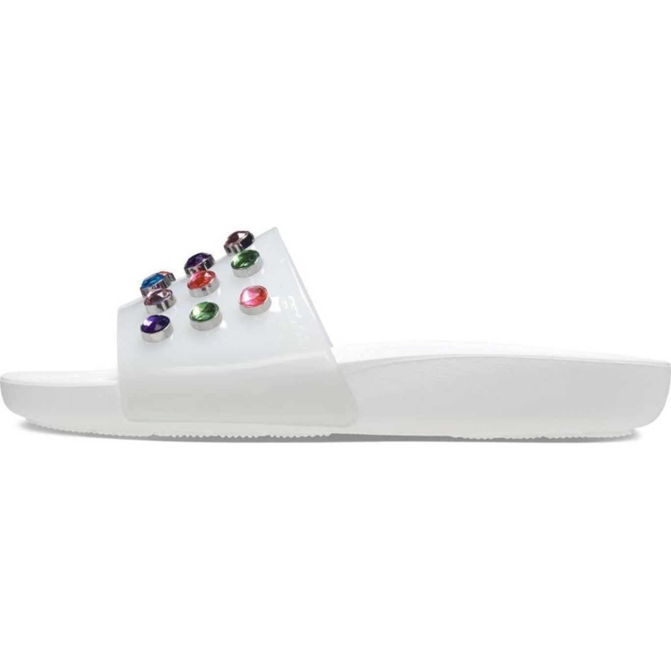 Chinelo Crocs Splash Gem Slide - Feminino - Foto 3