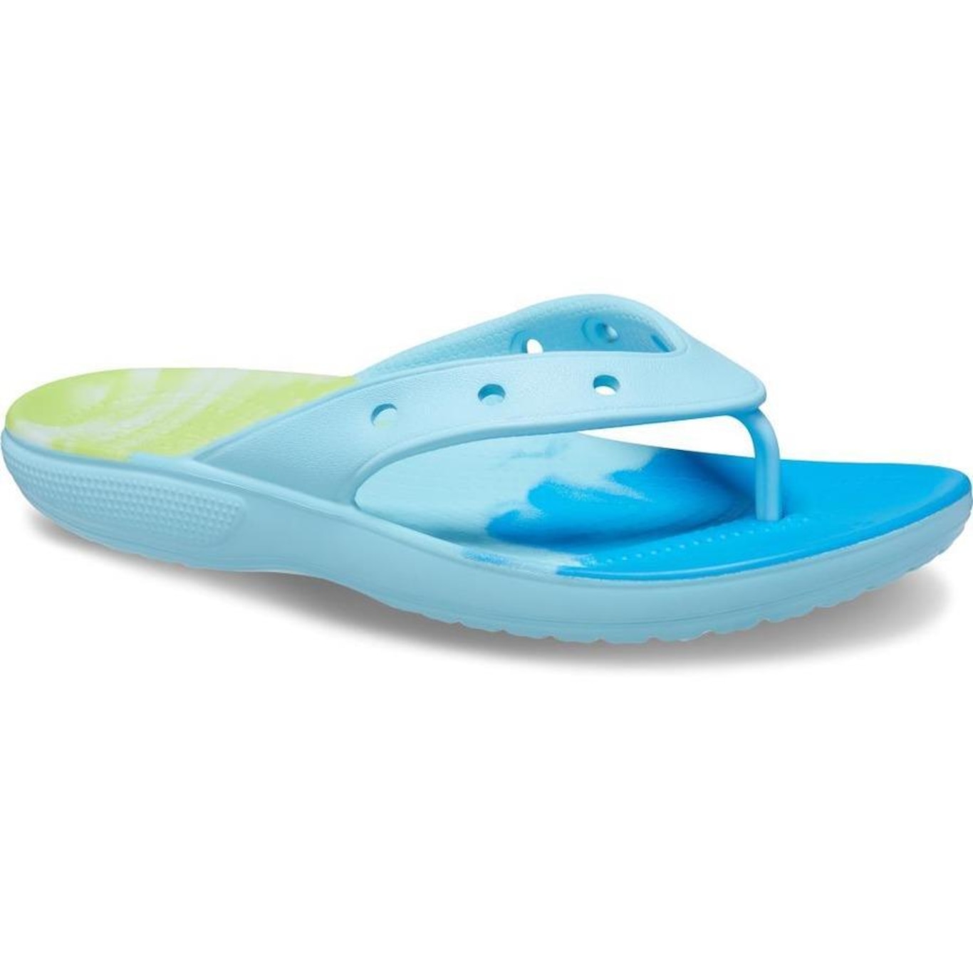 Chinelo Crocs Classic Ombre Flip - Unissex - Foto 2