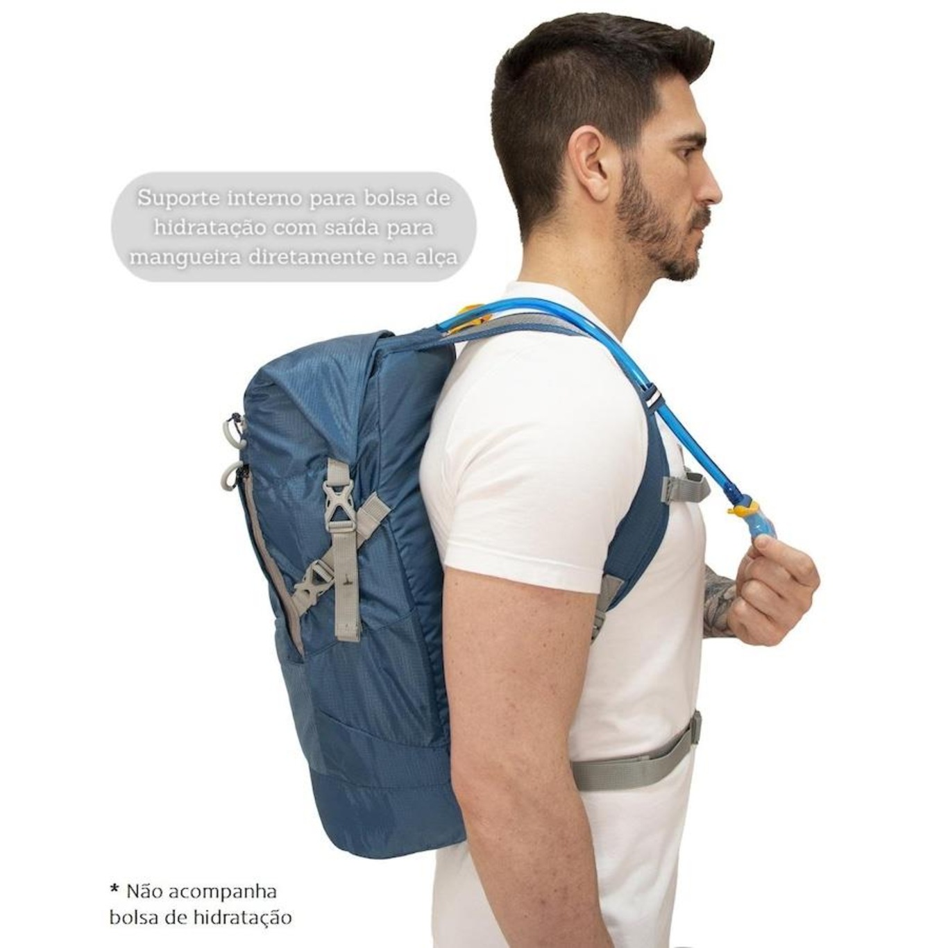 Mochila Clio Esporte Casual Trilha Caminhada Grande Resistente - 22 Litros - Foto 4